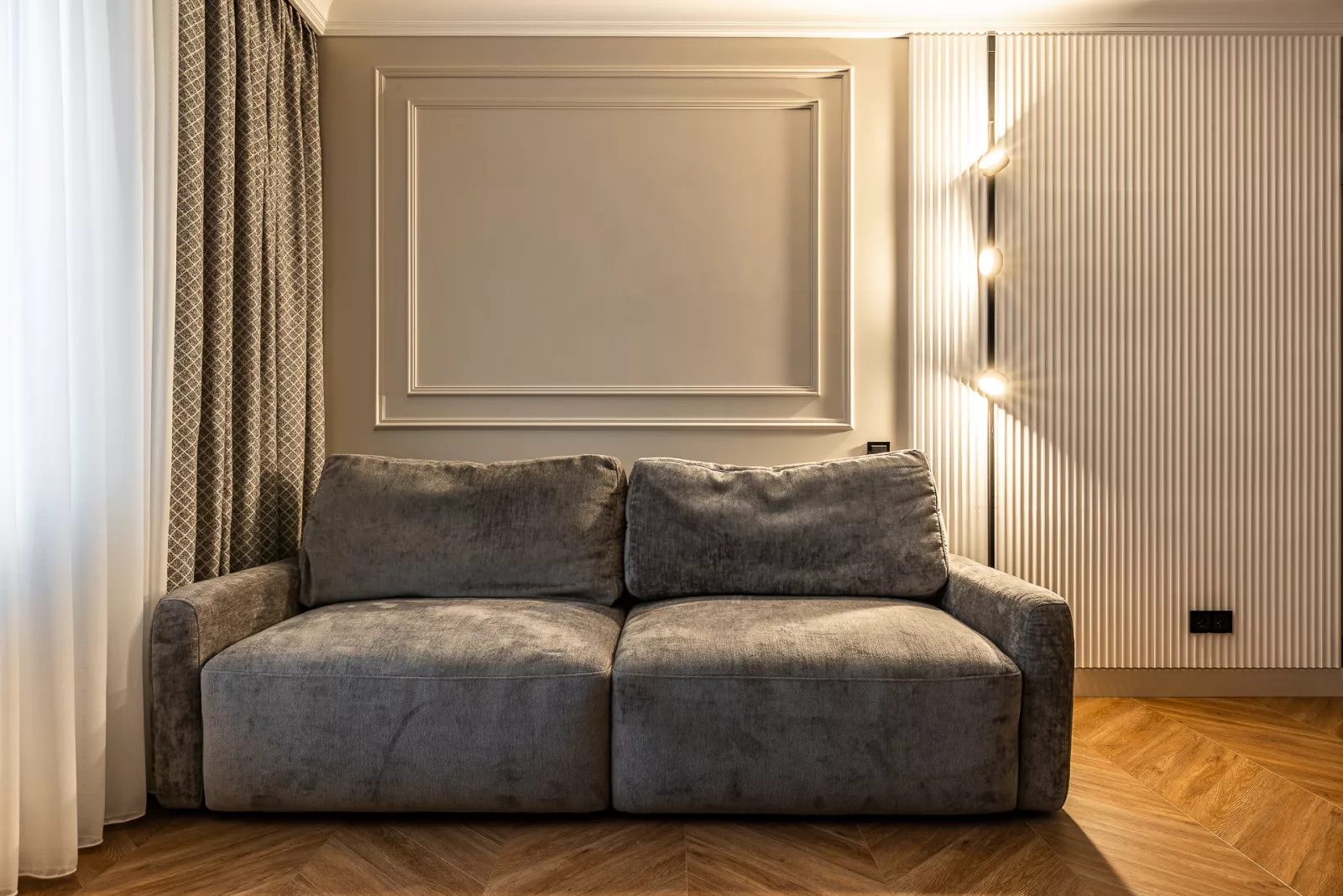 Design of an apartment of 85 m² in Moscow. LCD Luchi