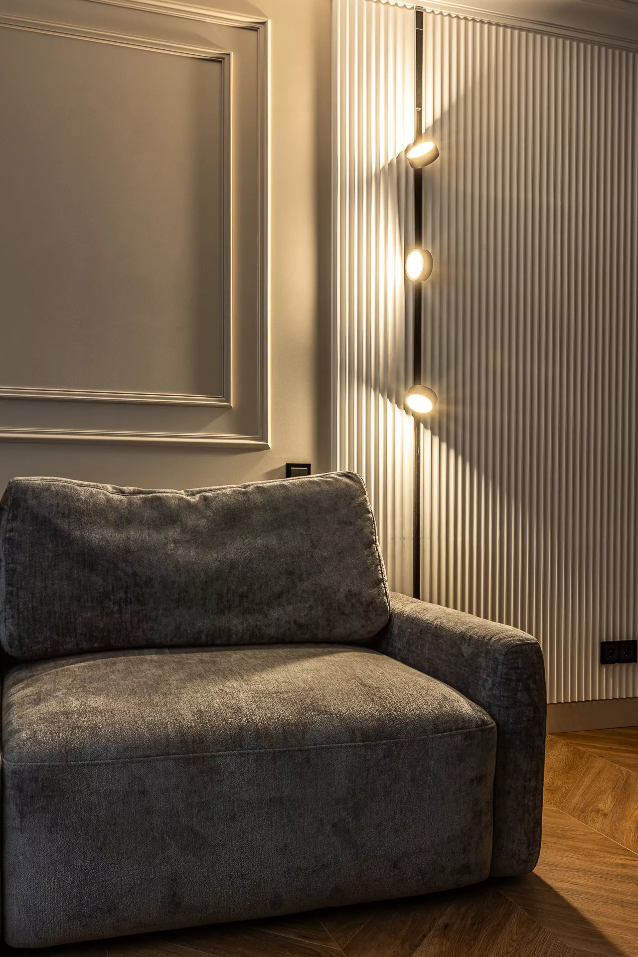 Design of an apartment of 85 m² in Moscow. LCD Luchi