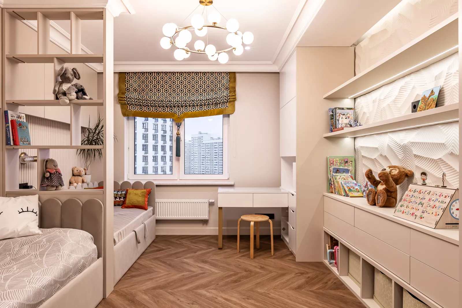 Design of an apartment of 85 m² in Moscow. LCD Luchi