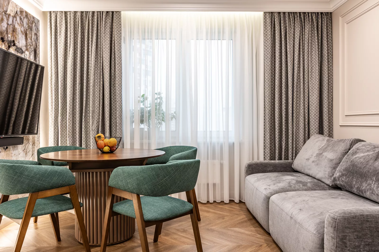Design of an apartment of 85 m² in Moscow. LCD Luchi