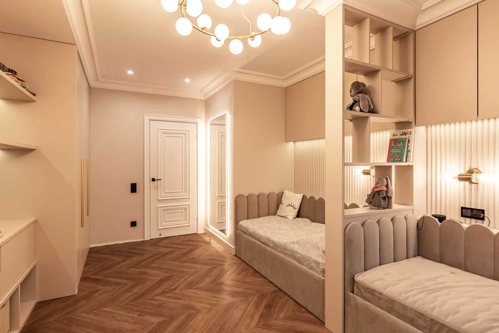 Design of an apartment of 85 m² in Moscow. LCD Luchi
