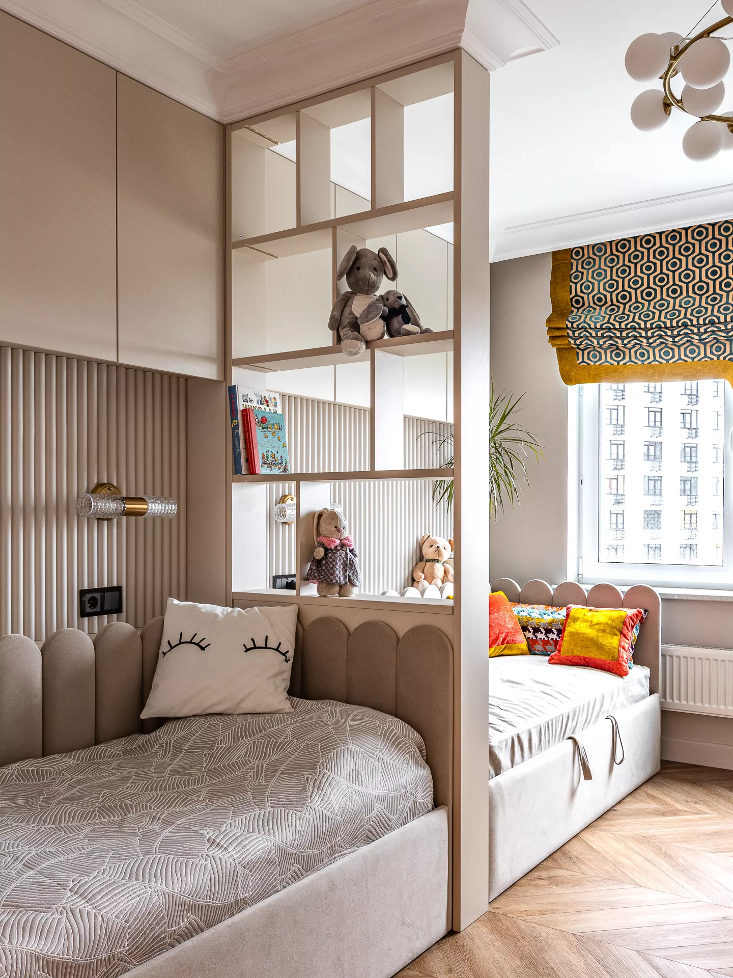 Design of an apartment of 85 m² in Moscow. LCD Luchi