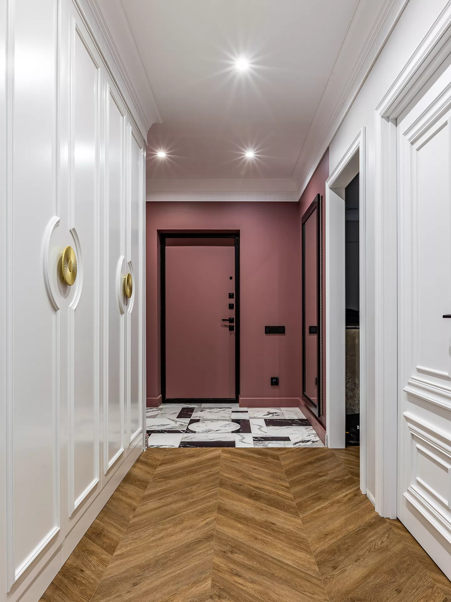 Design of an apartment of 85 m² in Moscow. LCD Luchi