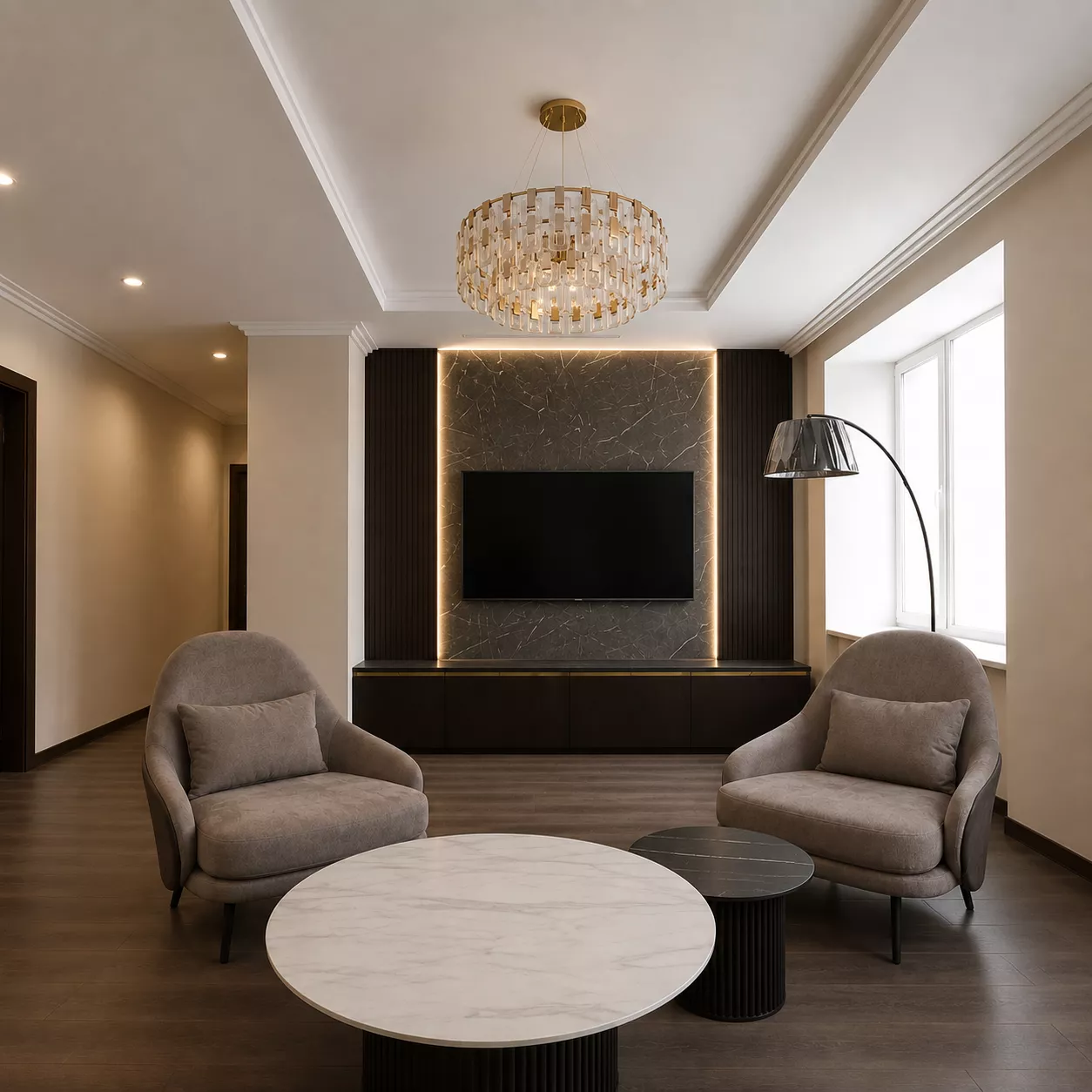 Room "Lux" in the hotel and restaurant complex of LLC "Ural Cliff" — Living room