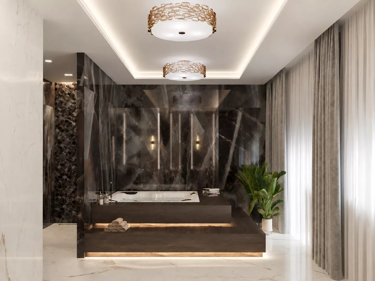 Room "Lux" in the hotel and restaurant complex of LLC "Ural Cliff" — Bathroom