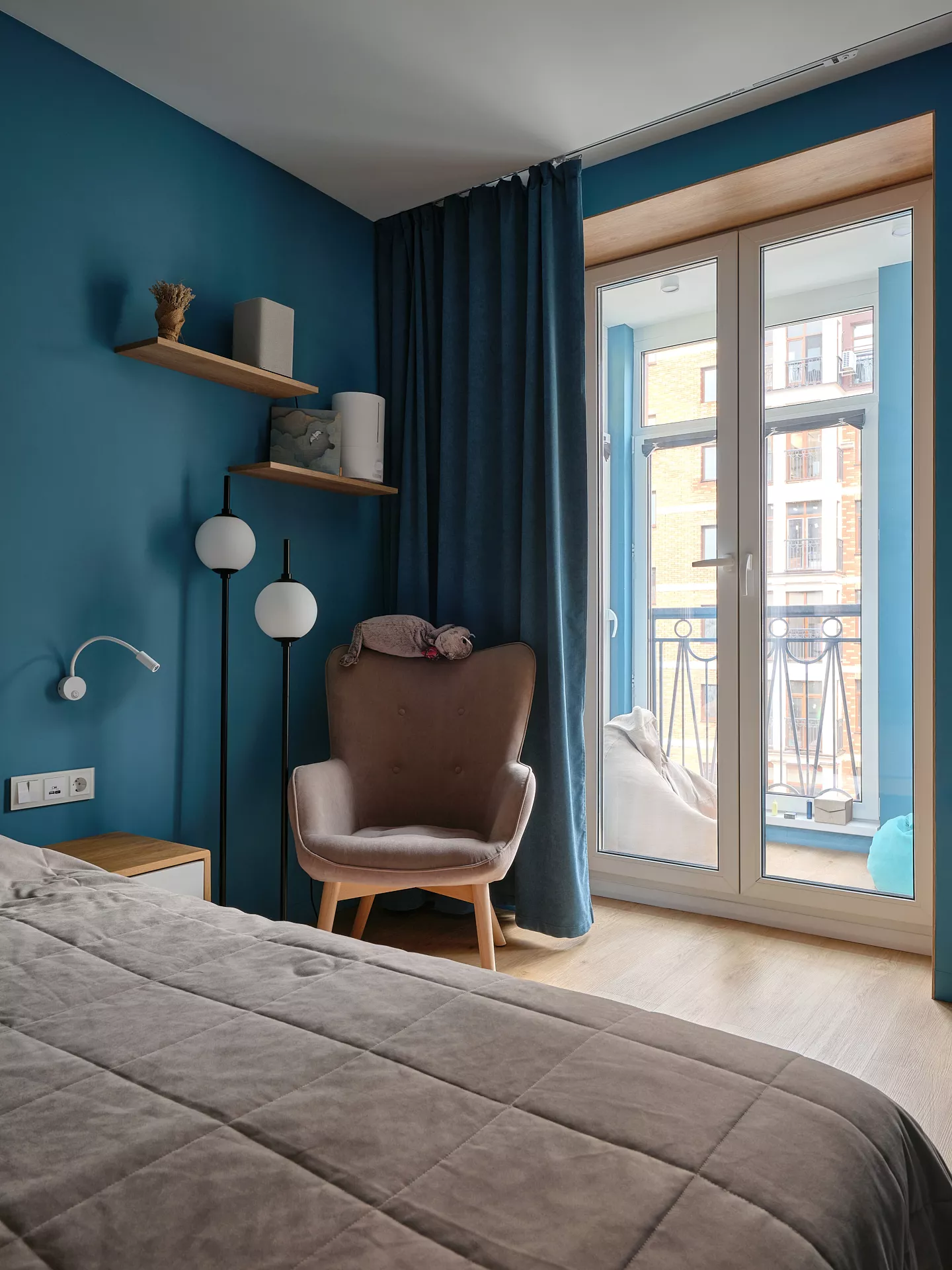 Apartment design project 73 m² — RC Opalikha — Bedroom