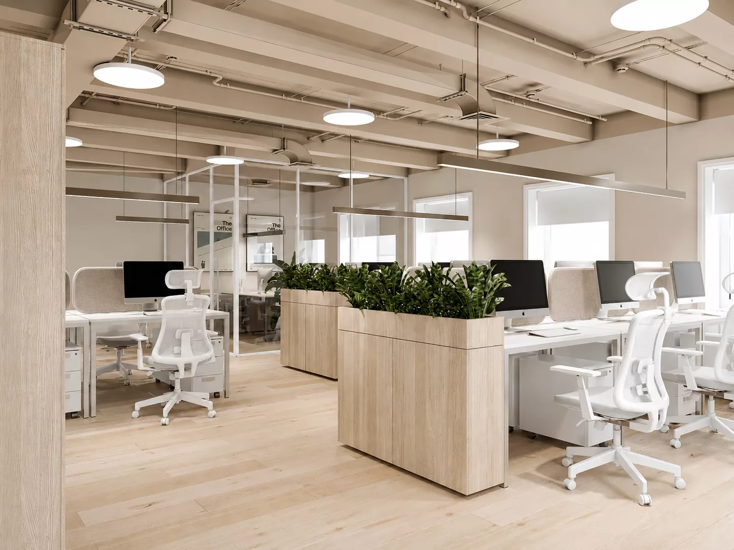 Дизайн офиса в особняке 1142 м².