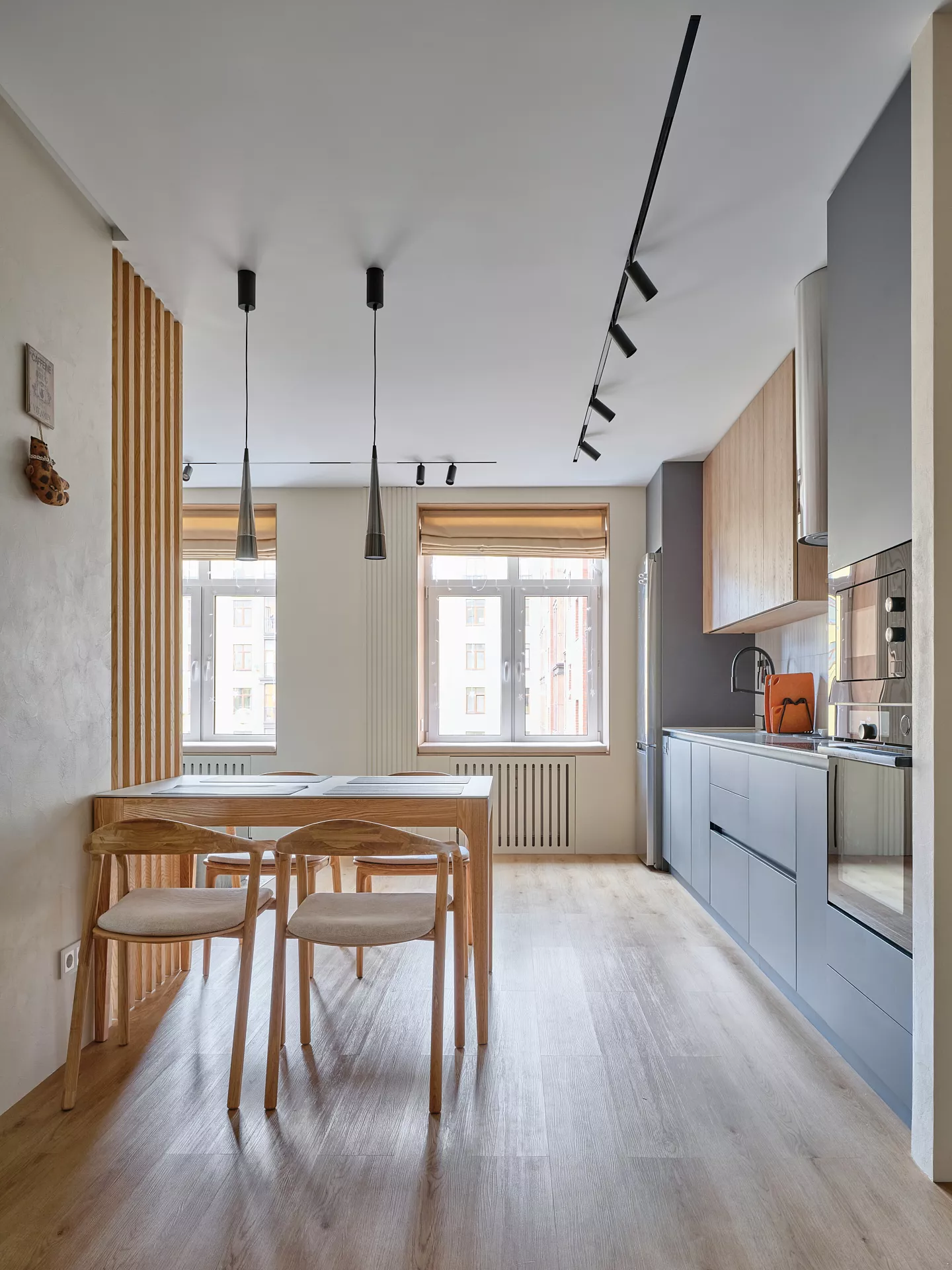 Apartment design project 73 m² — RC Opalikha — Kitchen-living