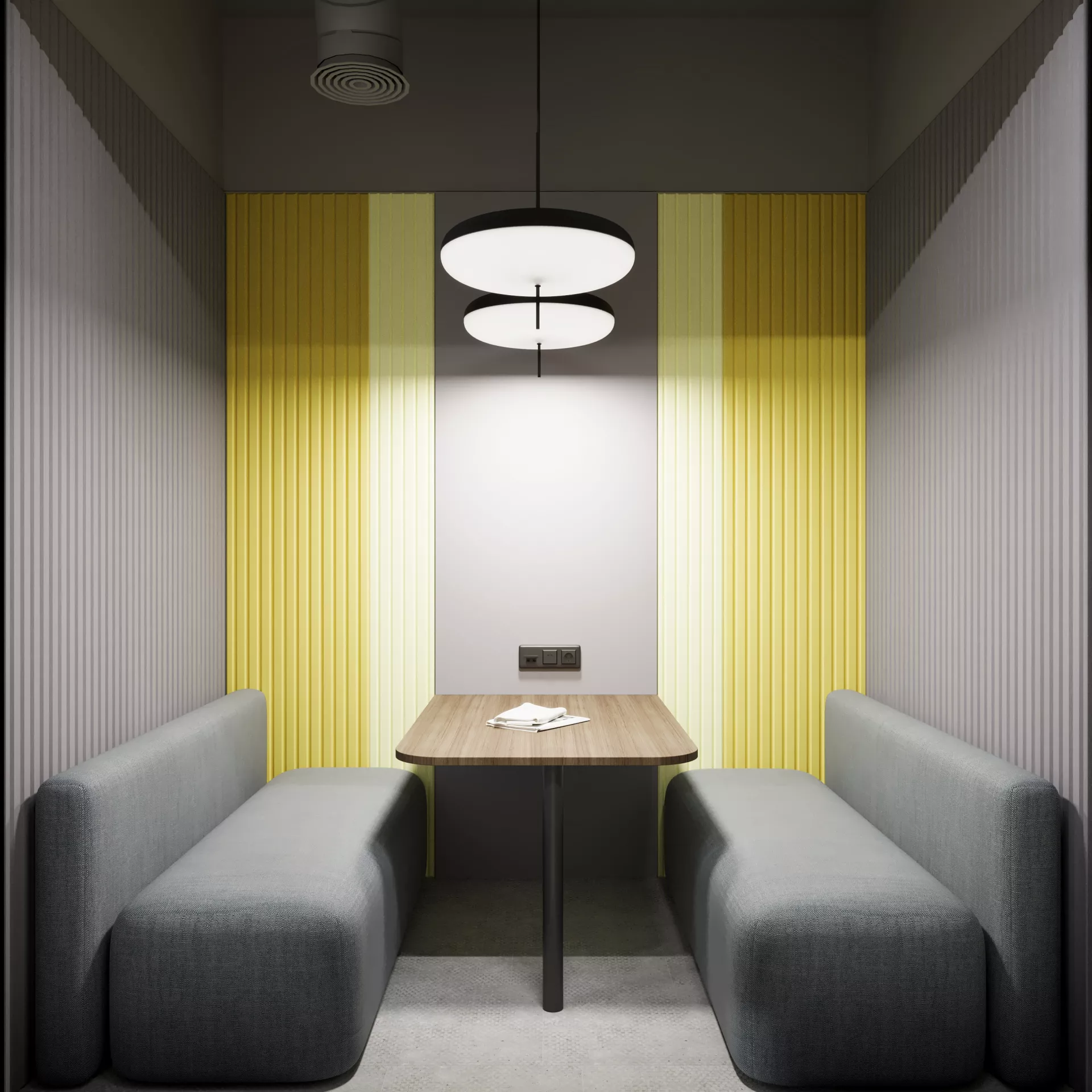 Office design project 6000 m² for IEK — Meeting room for 2 people