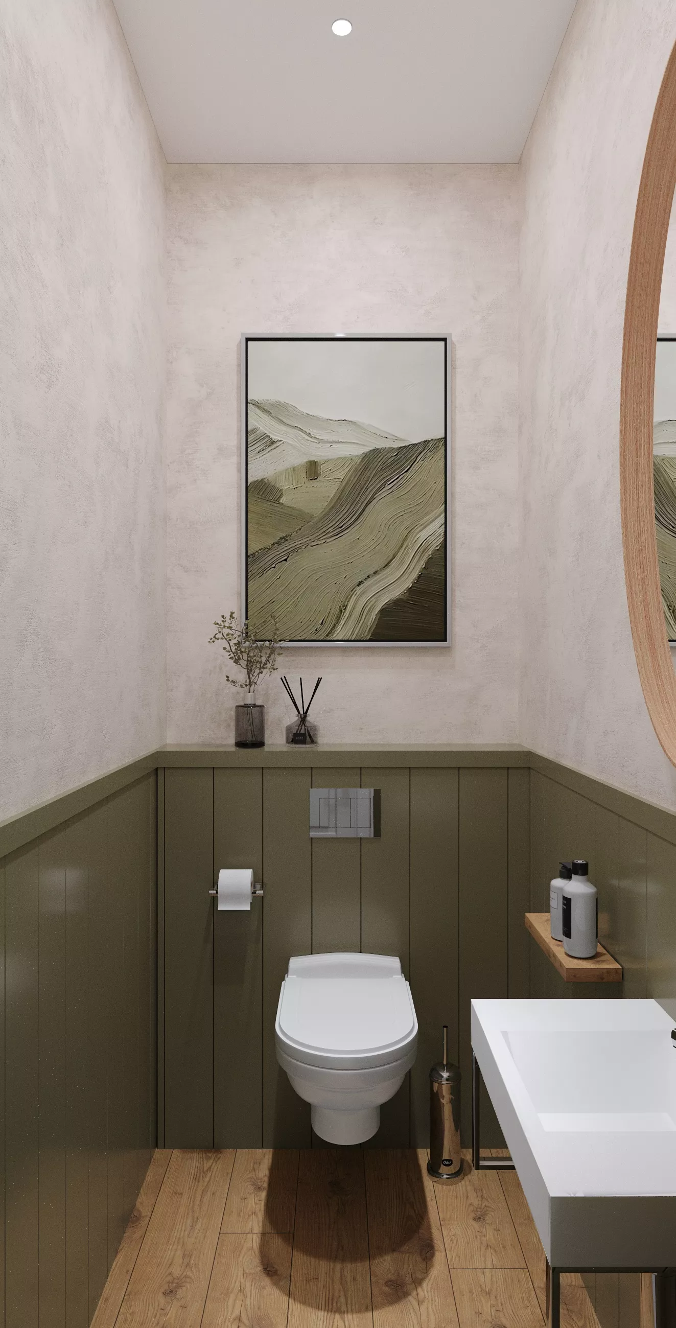 Cottage interior 322 m² in Zavidovo — Bathroom