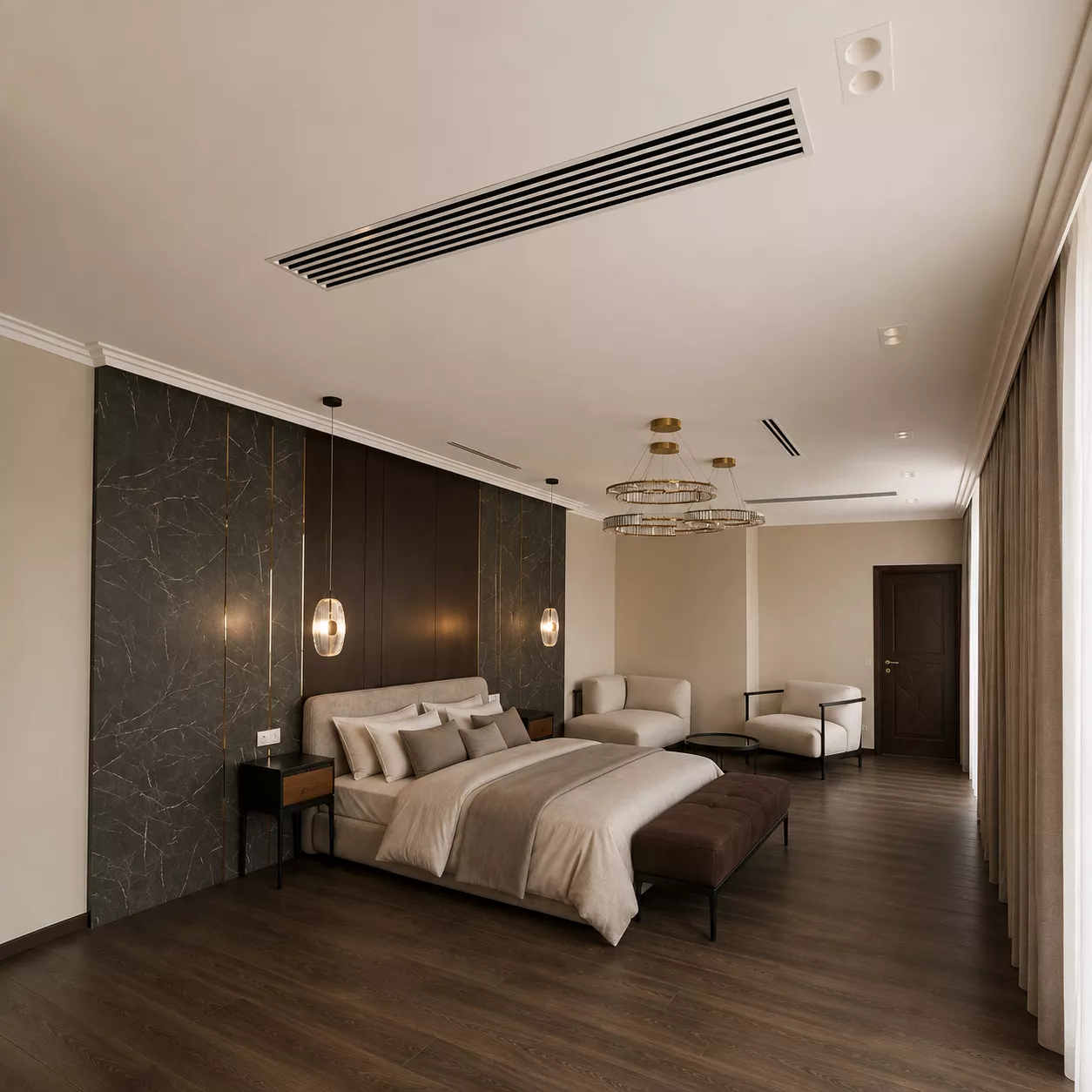 Room "Lux" in the hotel and restaurant complex of LLC "Ural Cliff" — Bedroom