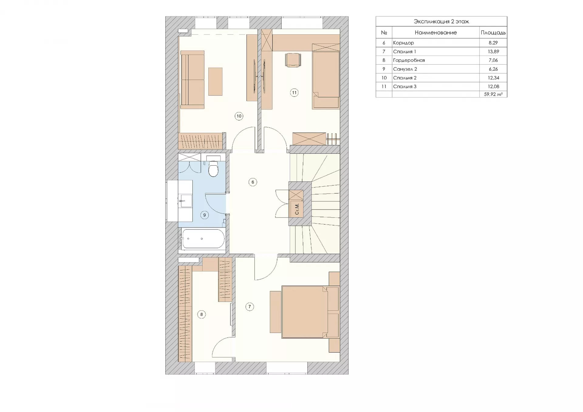 Design project Taun Khausa 120 m²