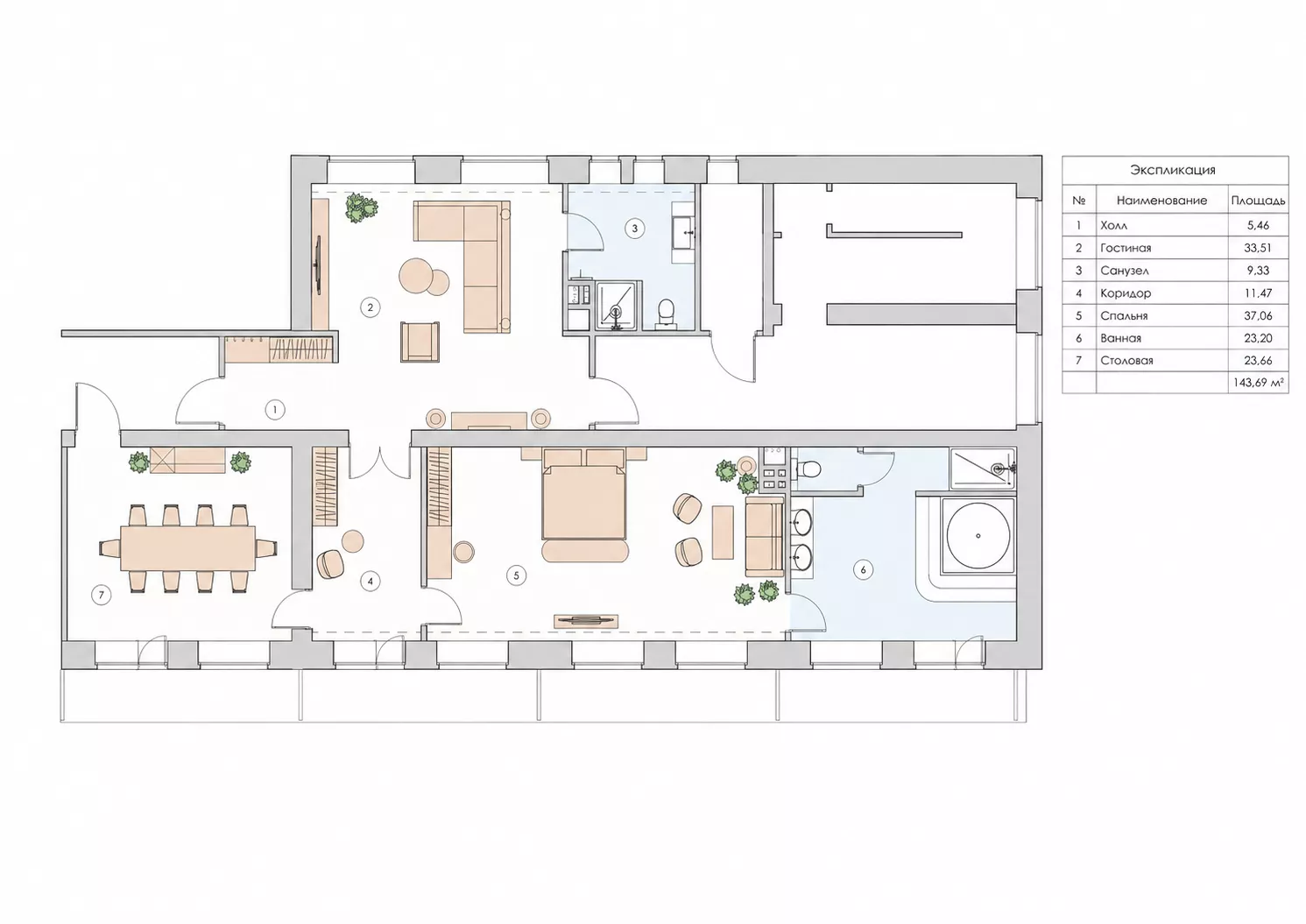 Room "Lux" in the hotel and restaurant complex of LLC "Ural Cliff"