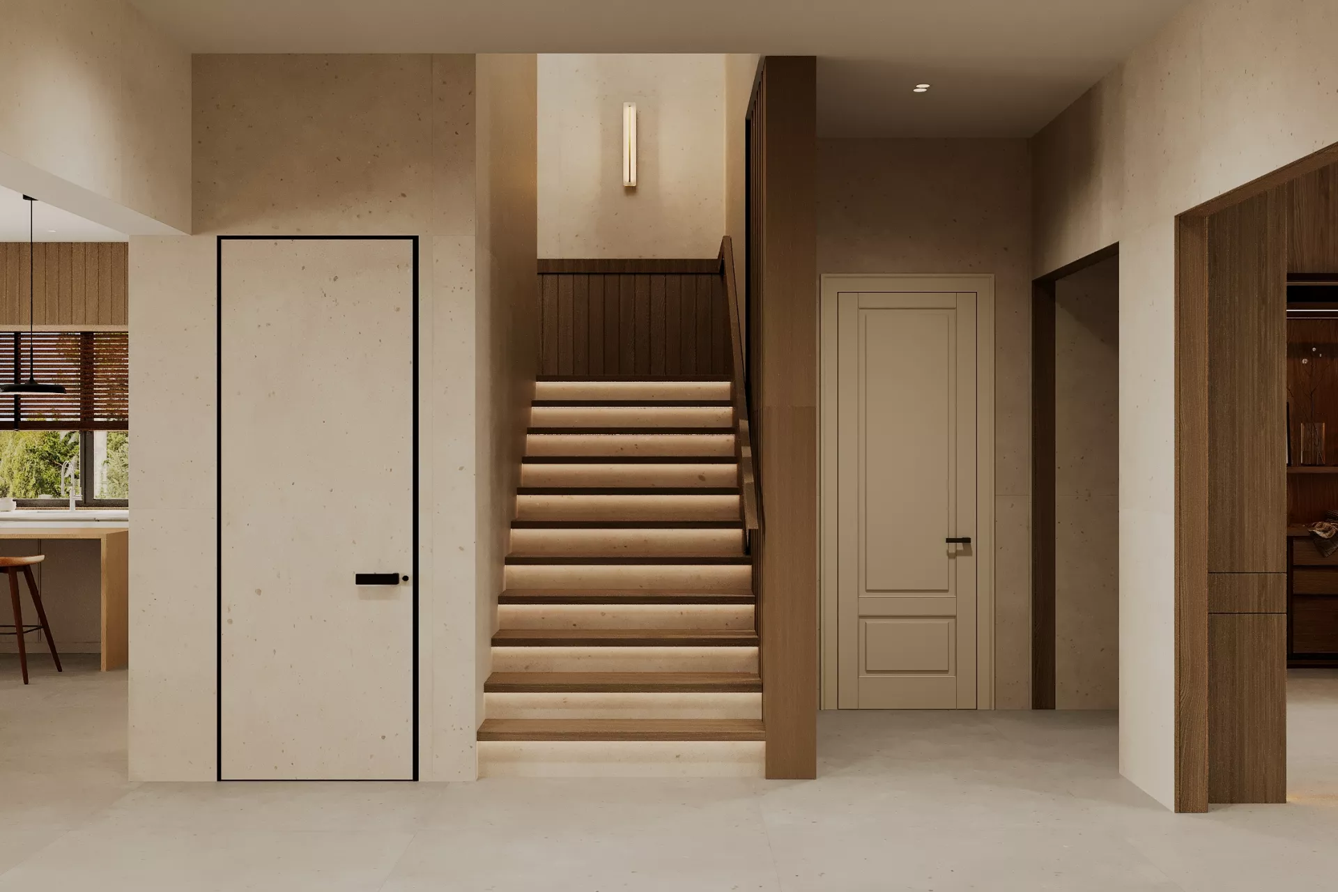 Cottage interior 322 m² in Zavidovo — Hallway