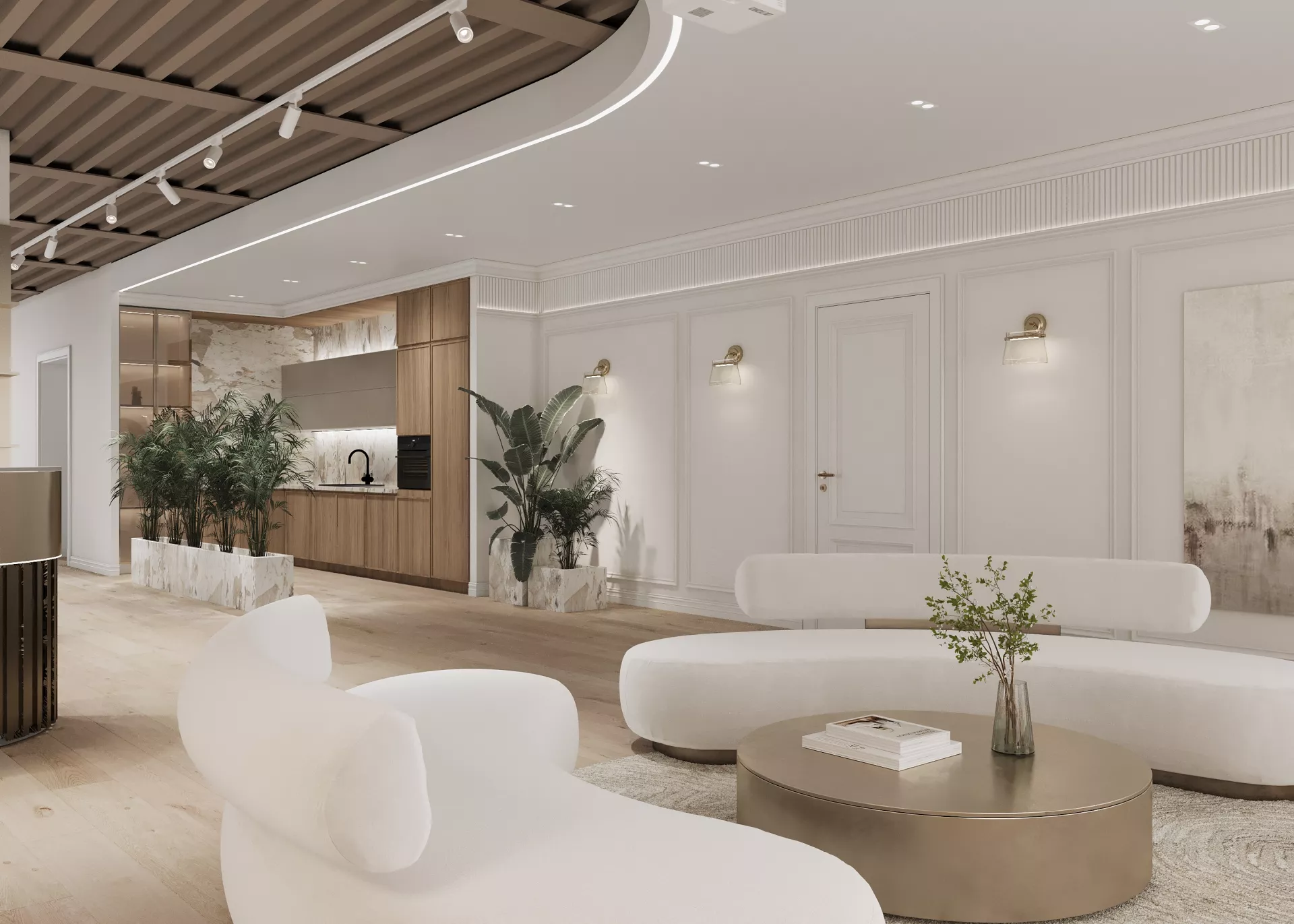 Дизайн офиса в особняке 1142 м².