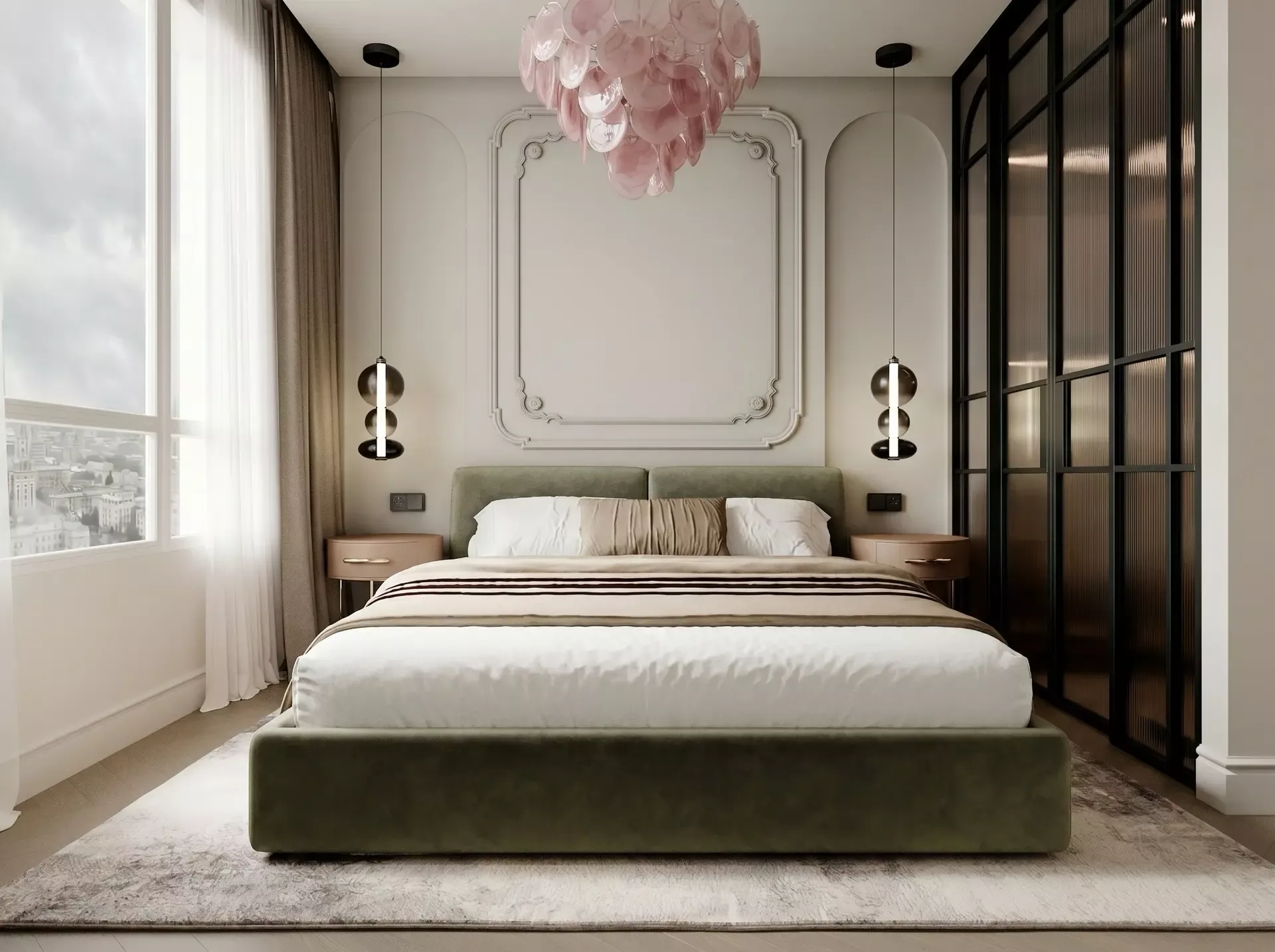 Apartment design project 62 m² RC Luchi — Bedroom