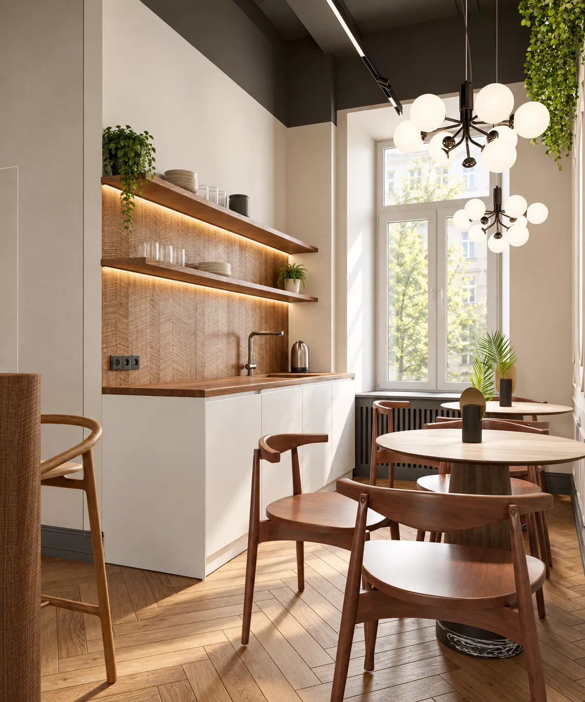 Design MOP torgovo-ofisnogo prostranstva in osobnyake.73 m² — Dining room