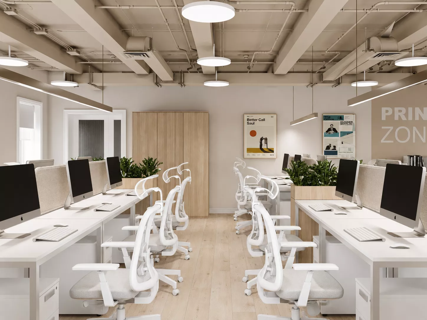 Дизайн офиса в особняке 1142 м².