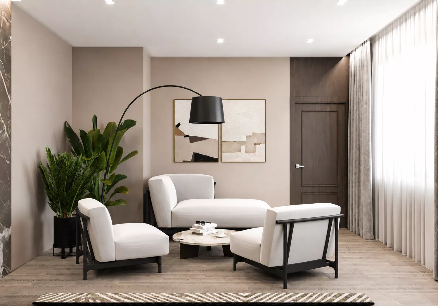 Room "Lux" in the hotel and restaurant complex of LLC "Ural Cliff" — Bedroom
