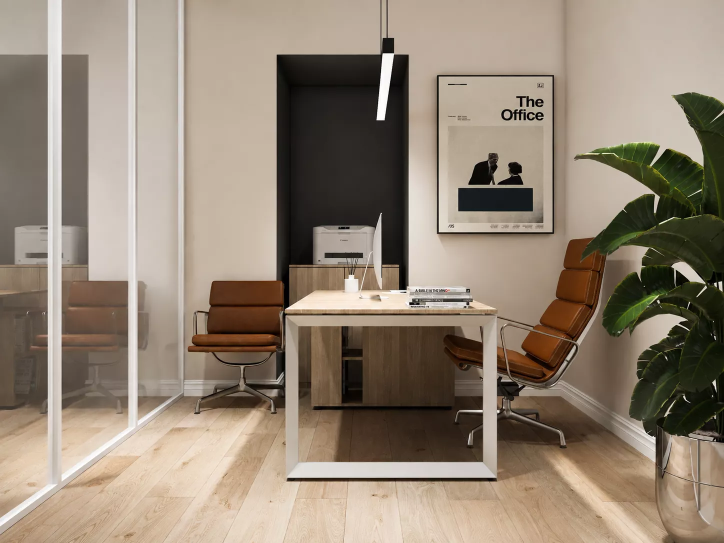 Дизайн офиса в особняке 1142 м².