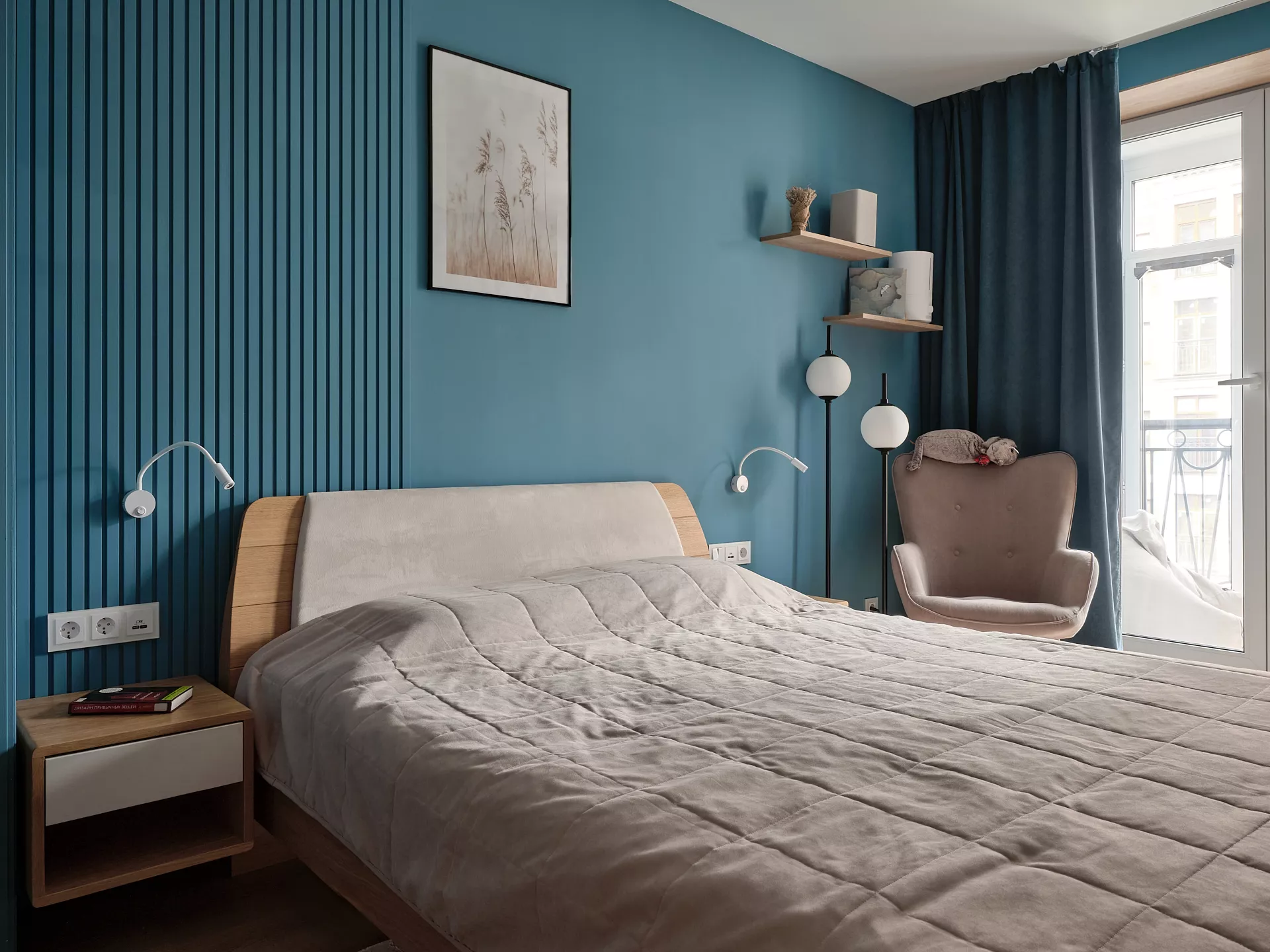 Apartment design project 73 m² — RC Opalikha — Bedroom