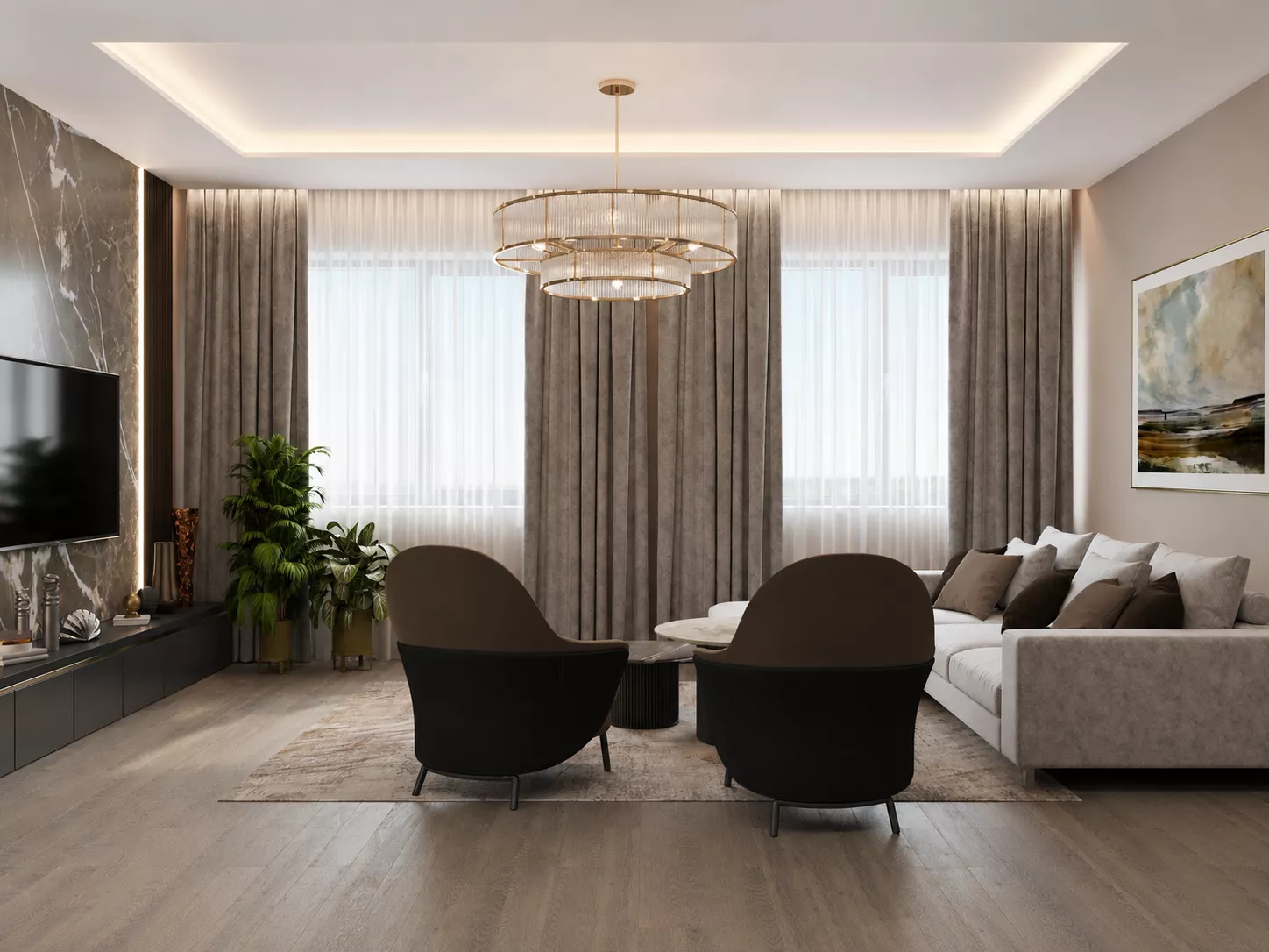 Room "Lux" in the hotel and restaurant complex of LLC "Ural Cliff" — Living room