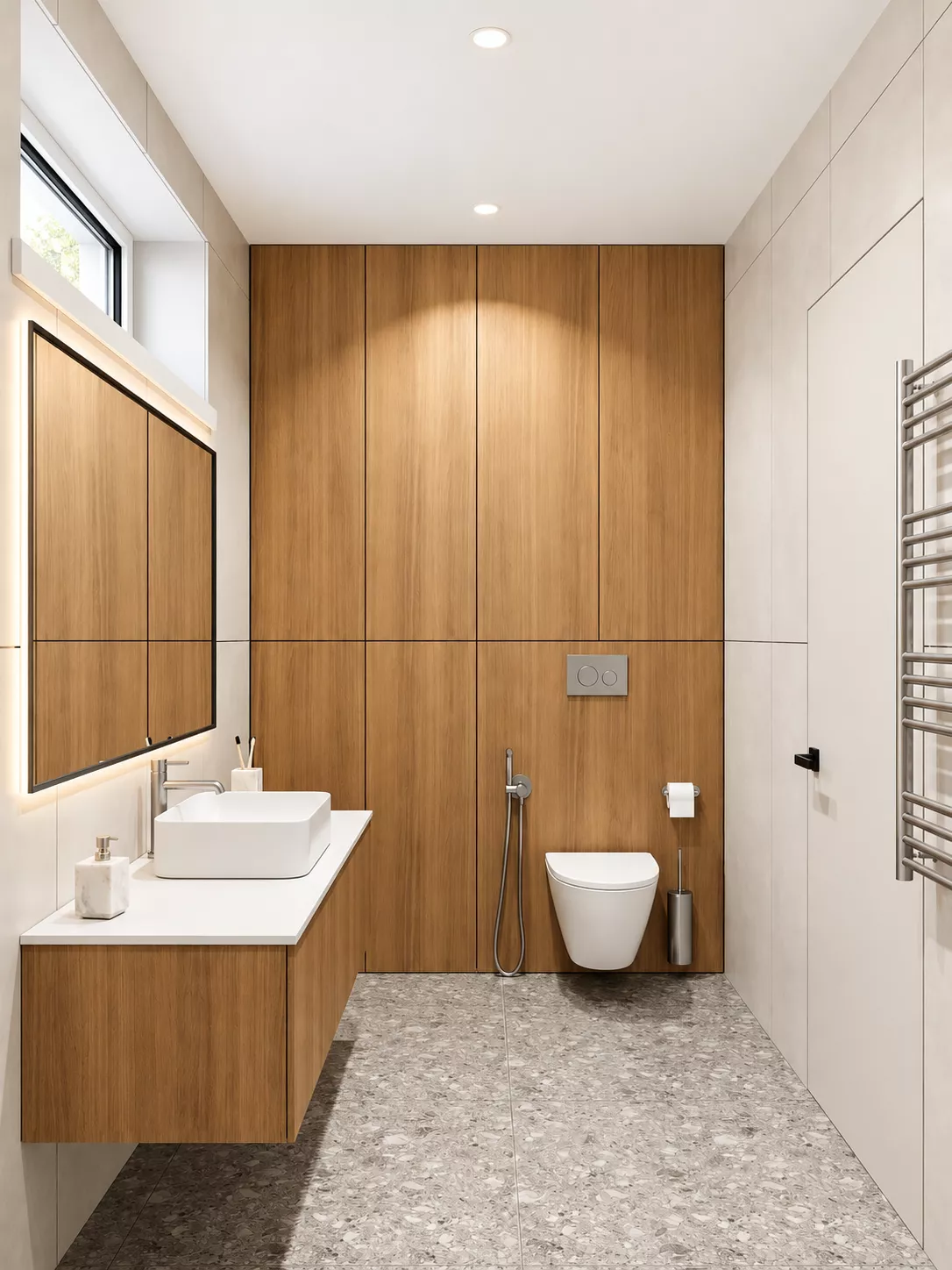 Design project Taun Khausa 120 m² — Bathroom