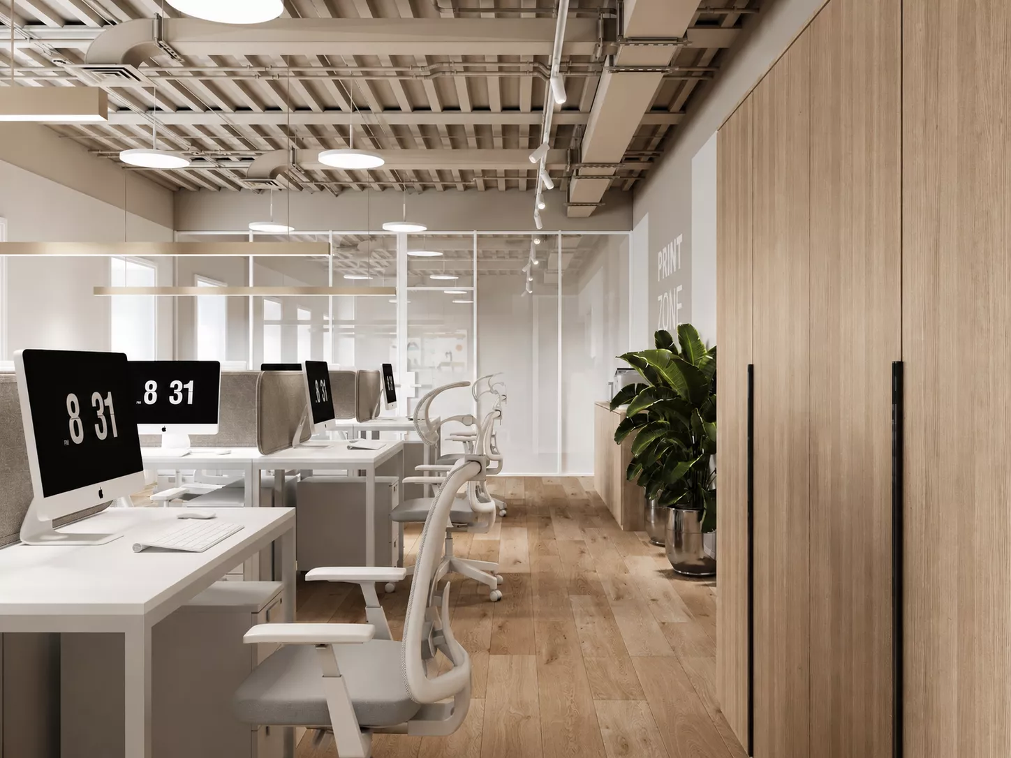 Дизайн офиса в особняке 1142 м².