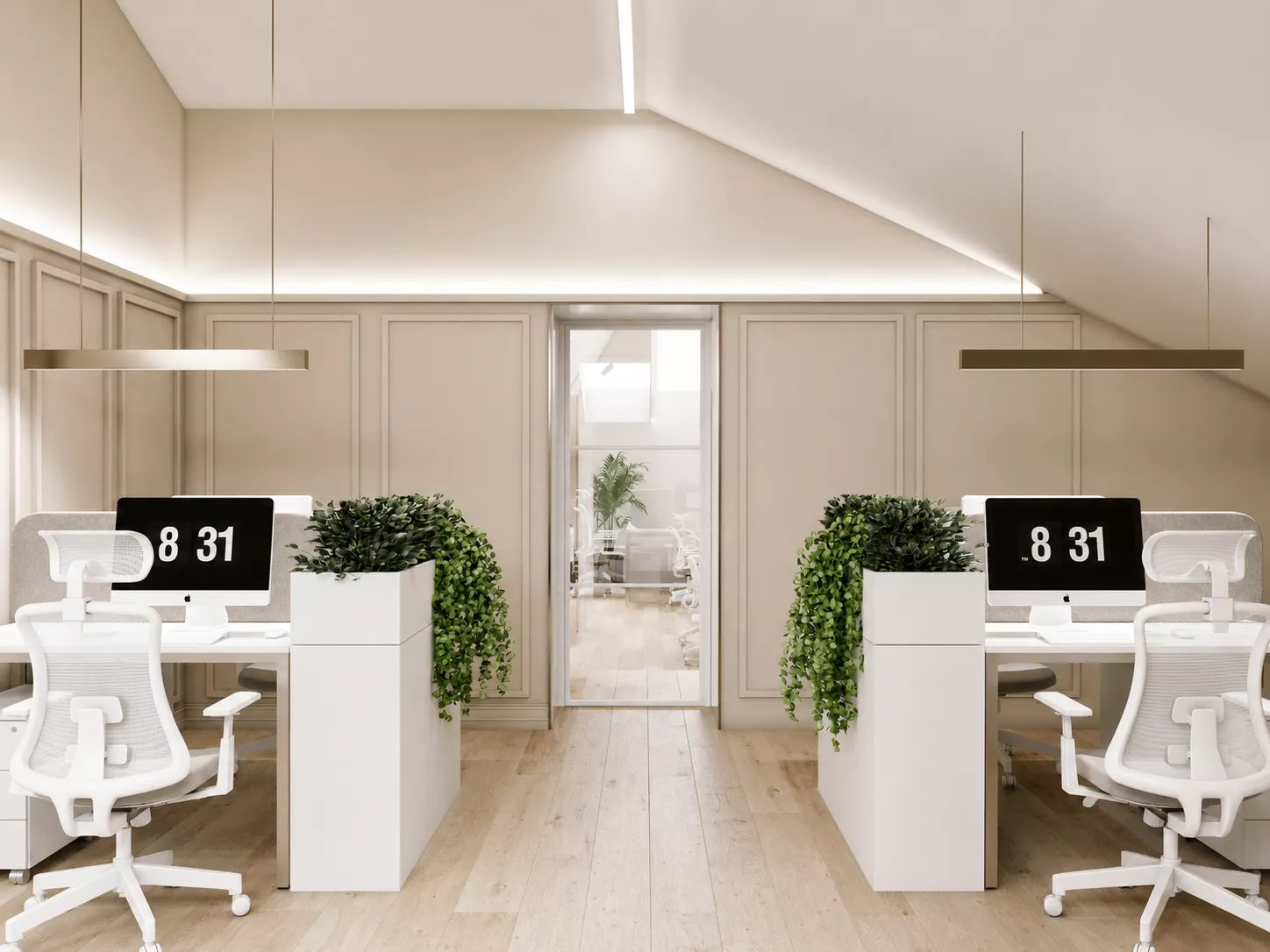 Дизайн офиса в особняке 1142 м².