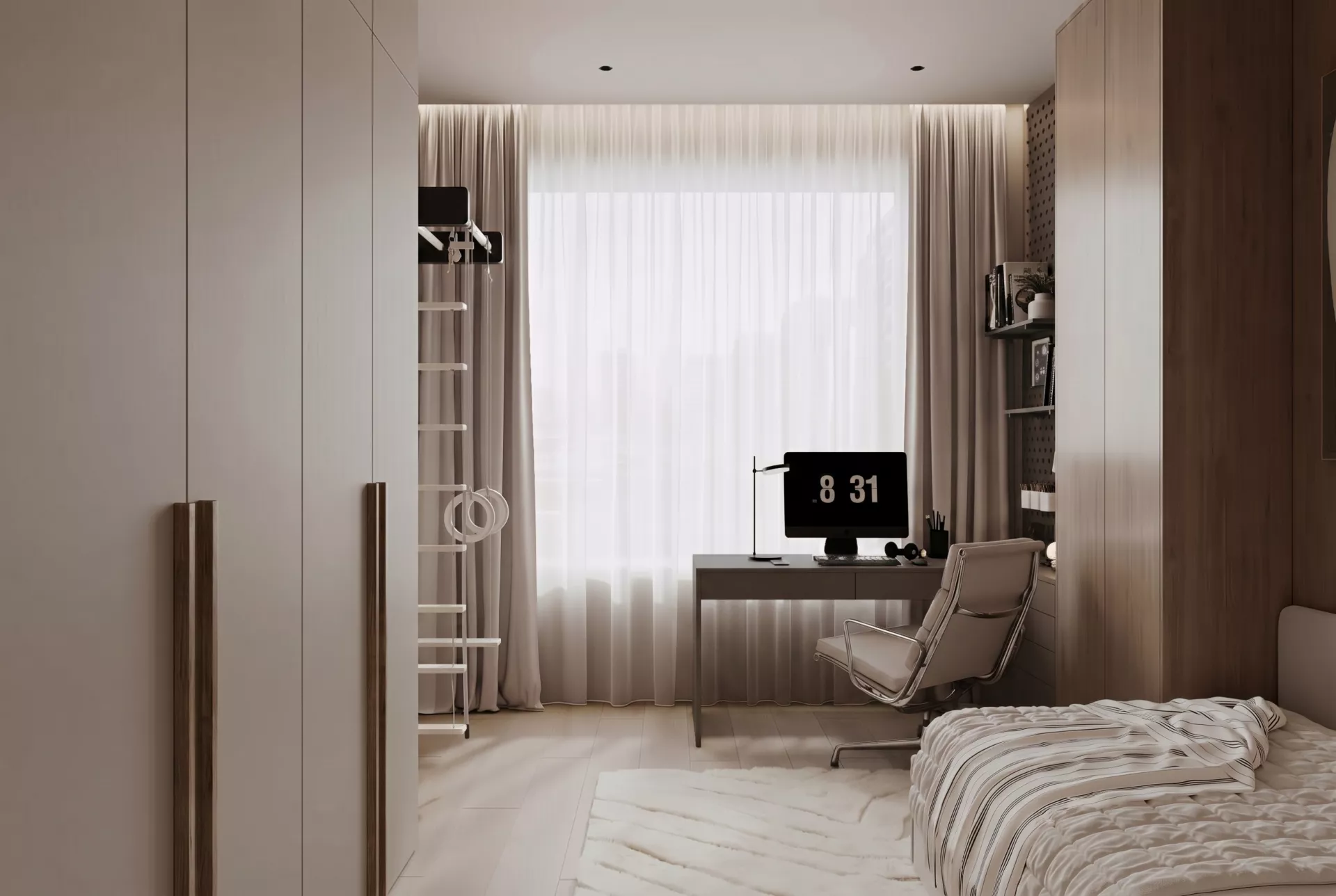 Apartment interior design 85 m² in RC Ostrov — Kids room