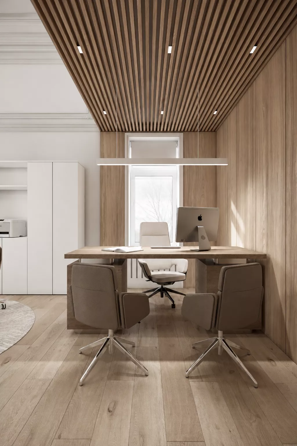 Дизайн офиса в особняке 1142 м².