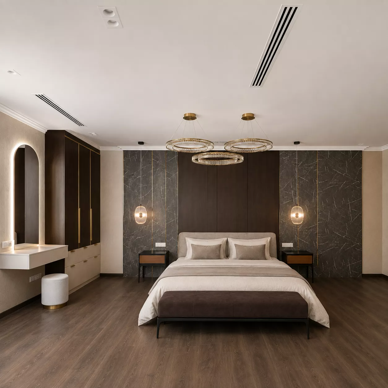 Room "Lux" in the hotel and restaurant complex of LLC "Ural Cliff" — Bedroom