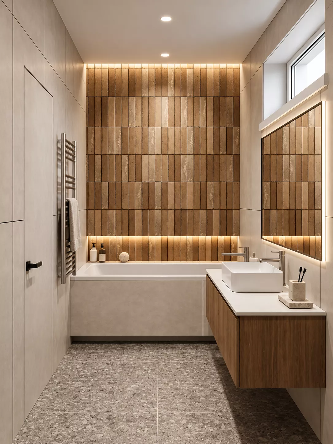 Design project Taun Khausa 120 m² — Bathroom