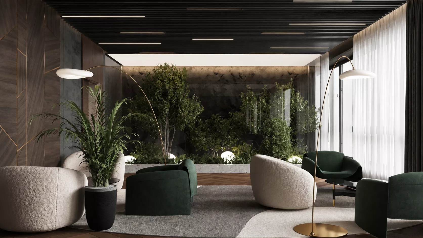Bar interior design 130 m² in the Uralskiy Utes hotel & restaurant complex