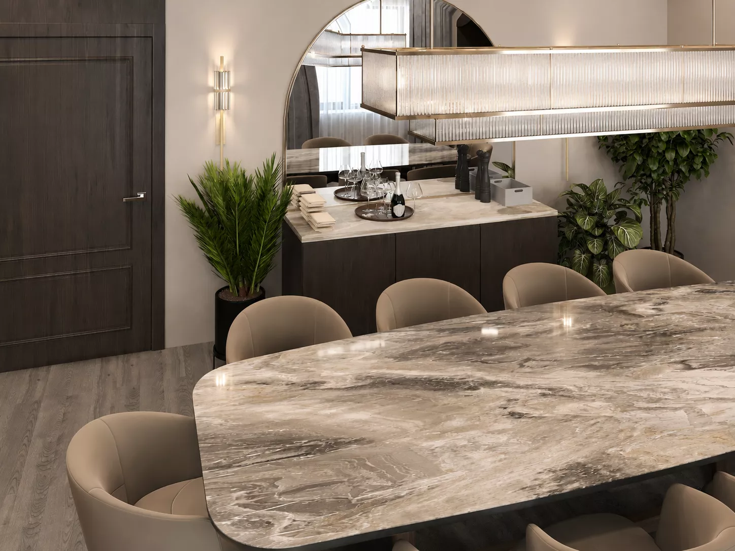 Room "Lux" in the hotel and restaurant complex of LLC "Ural Cliff" — Dining room