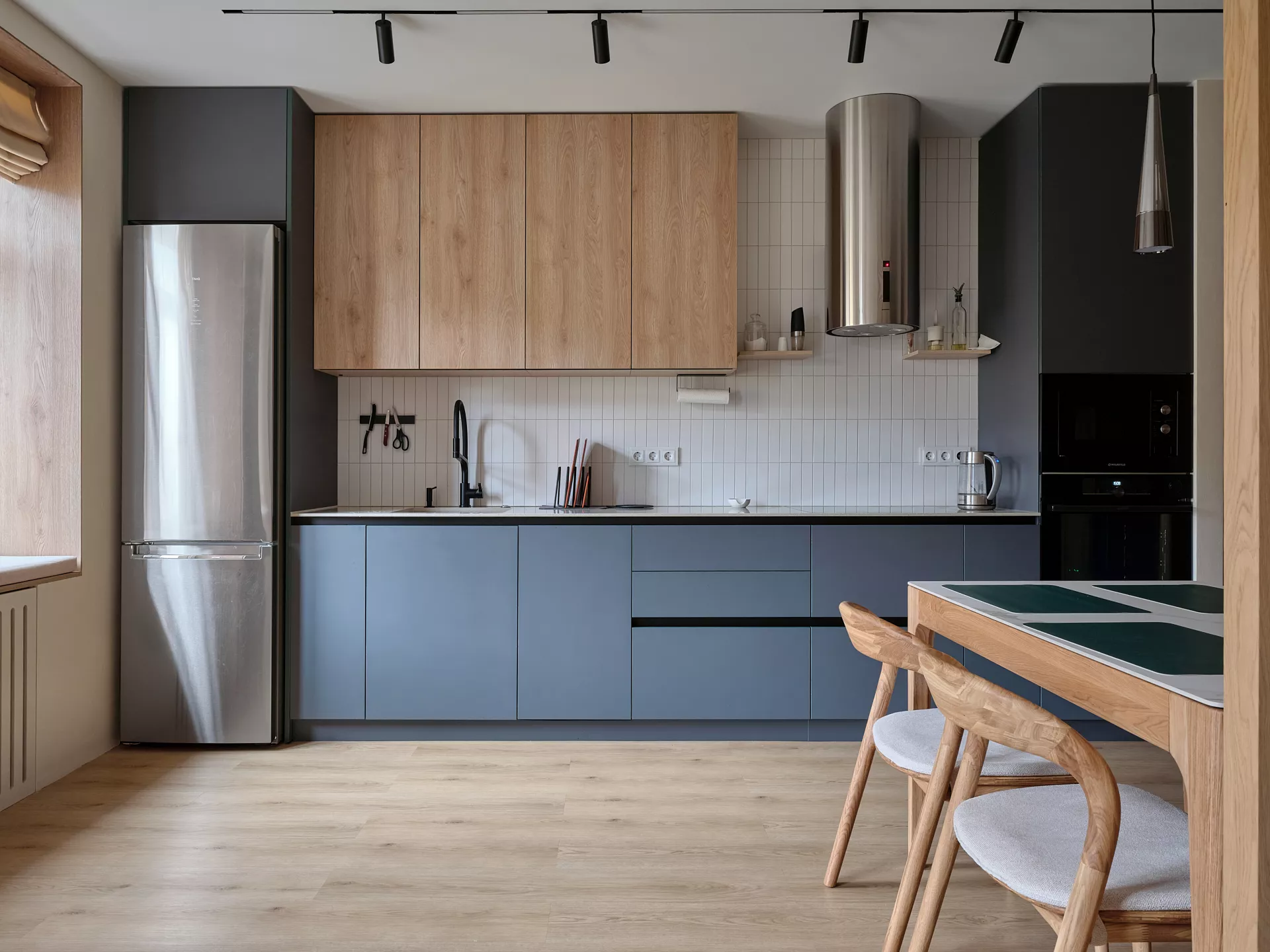Apartment design project 73 m² — RC Opalikha — Kitchen-living