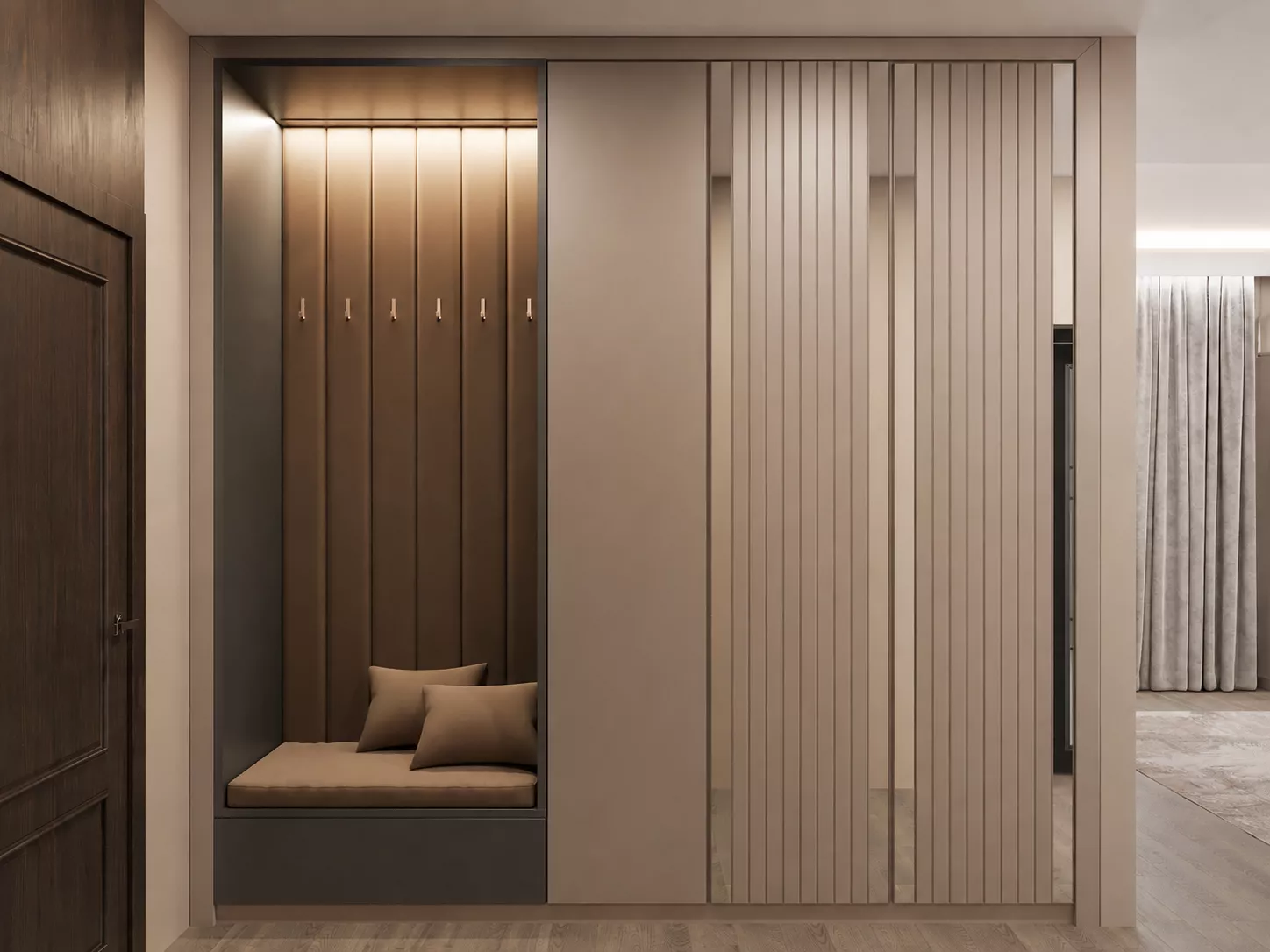Room "Lux" in the hotel and restaurant complex of LLC "Ural Cliff" — Hallway