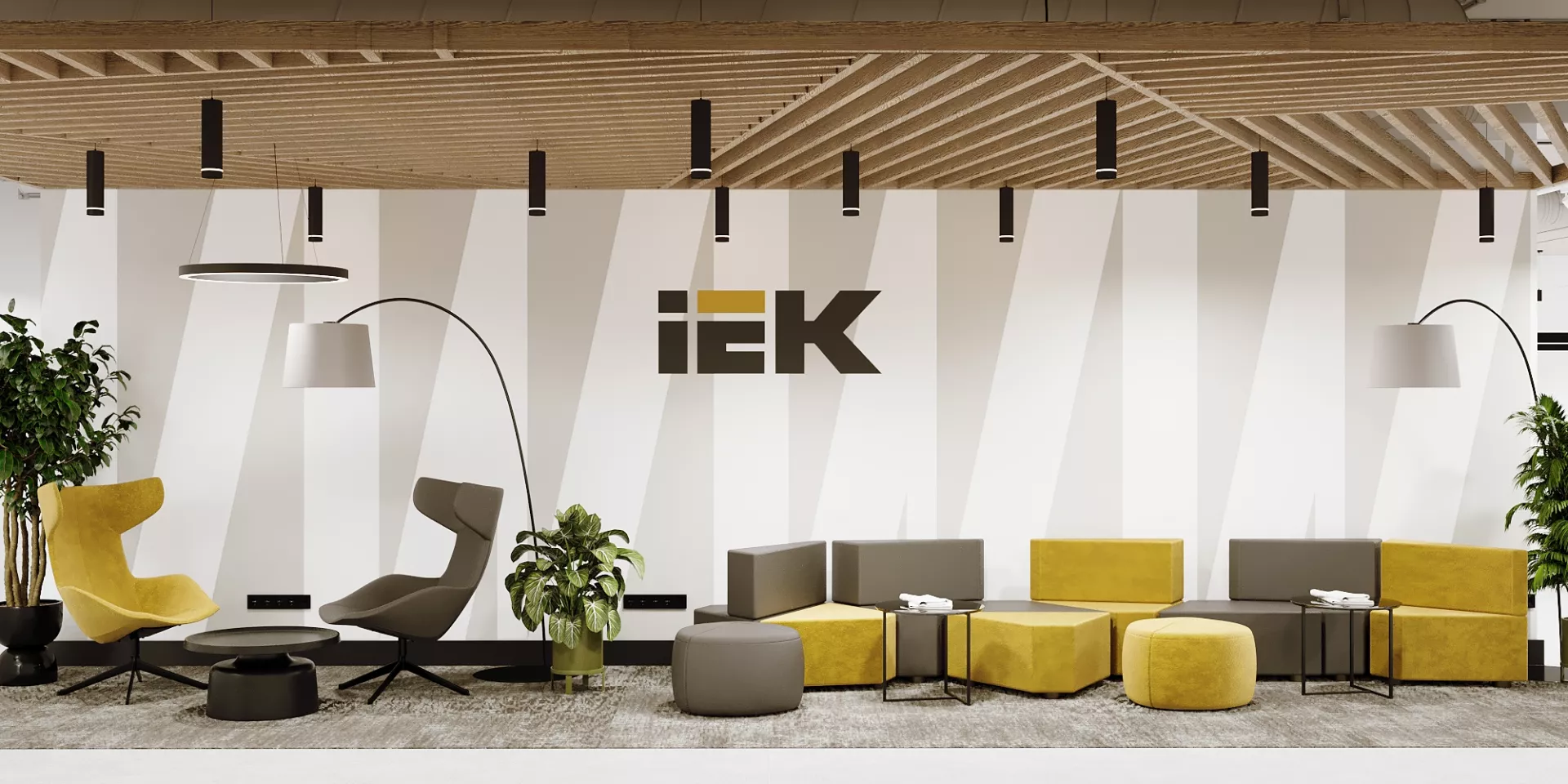 Office design project 6000 m² for IEK — Open Space