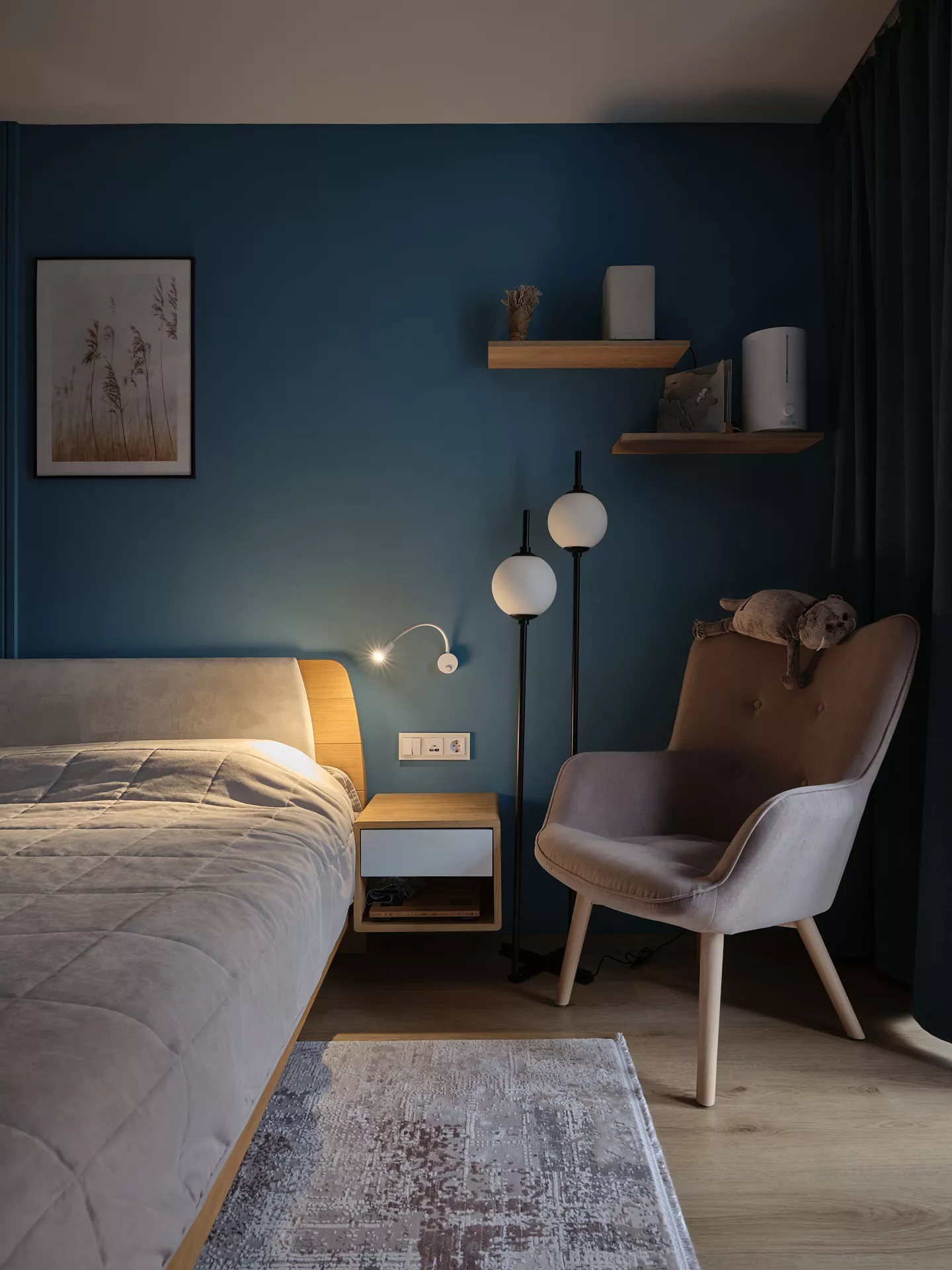 Apartment design project 73 m² — RC Opalikha — Bedroom