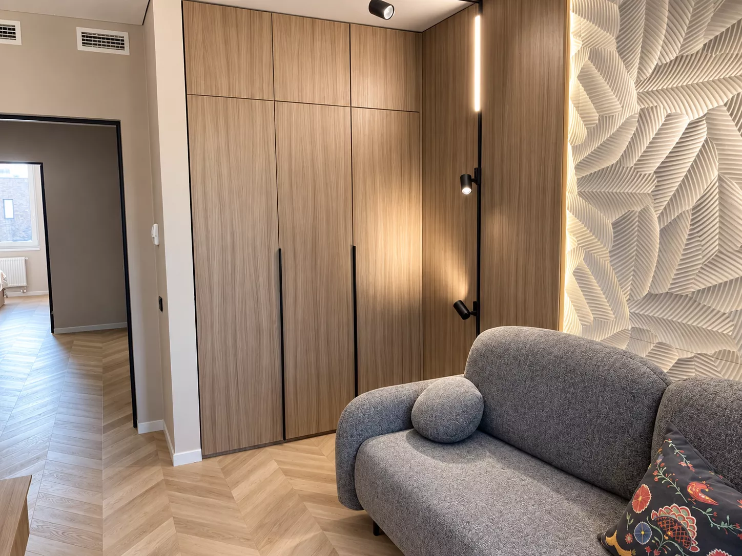 Design project Taun Khausa 120 m² — Guest room