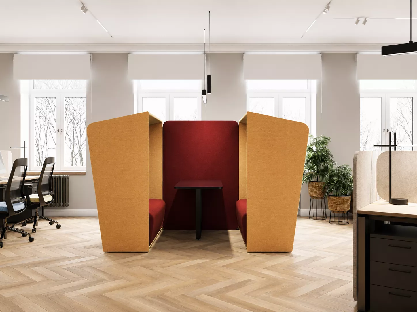 Дизайн офиса 127 м² для Group Star Production