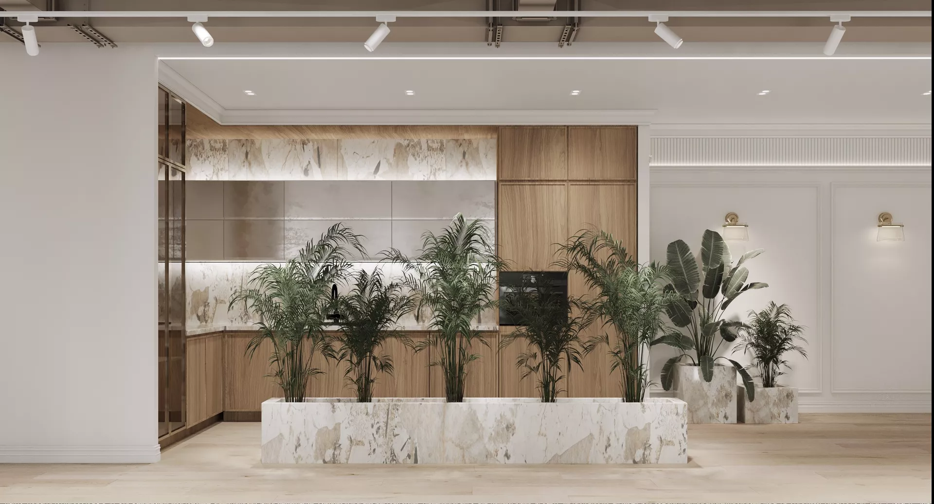 Дизайн офиса в особняке 1142 м².