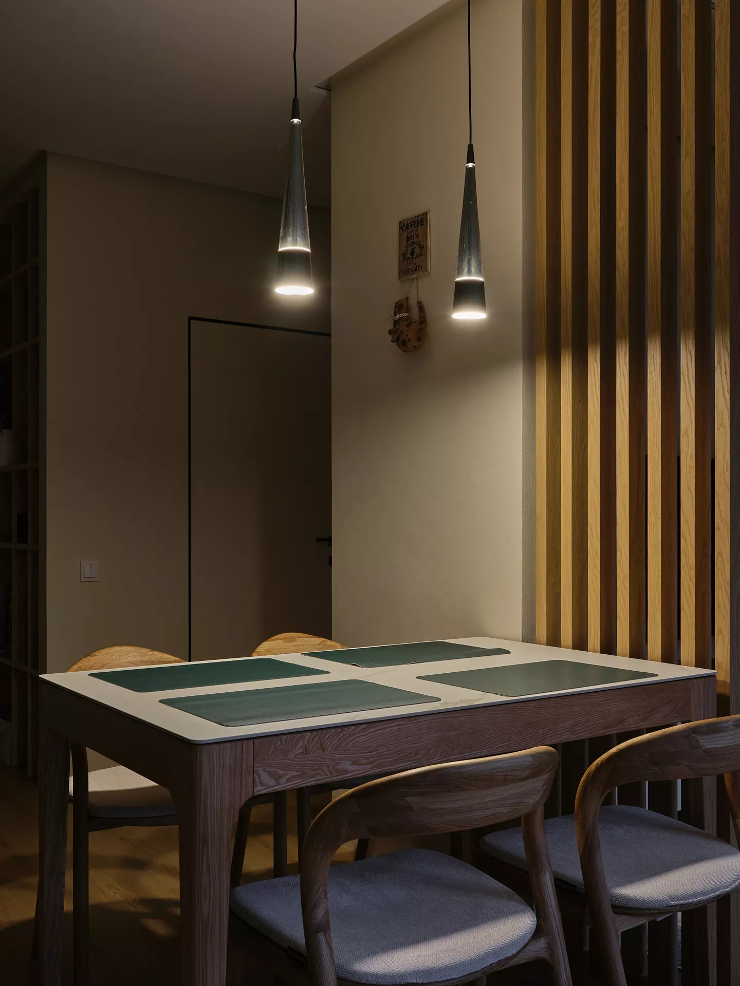 Apartment design project 73 m² — RC Opalikha — Kitchen-living