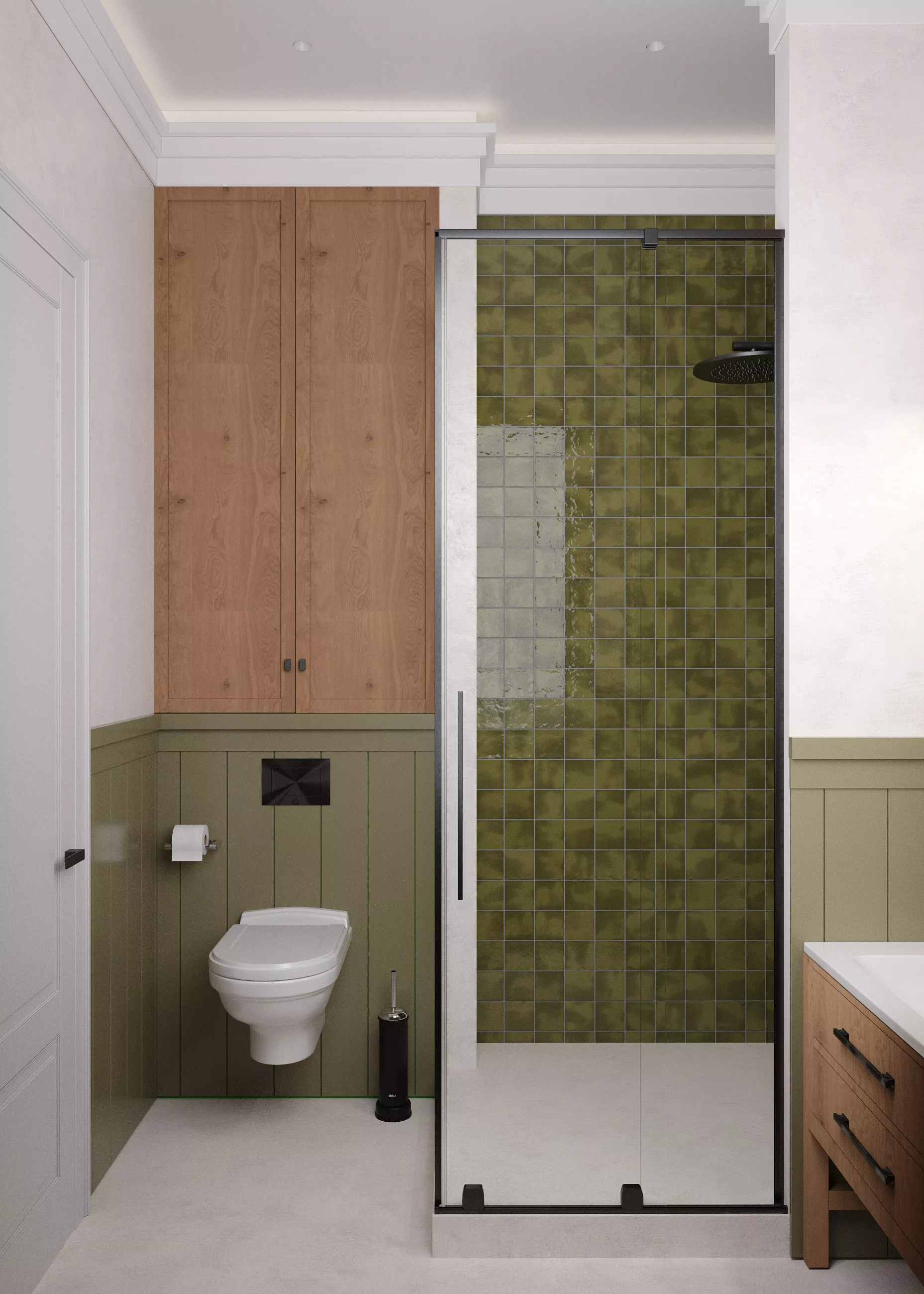 Cottage interior 322 m² in Zavidovo — Bathroom