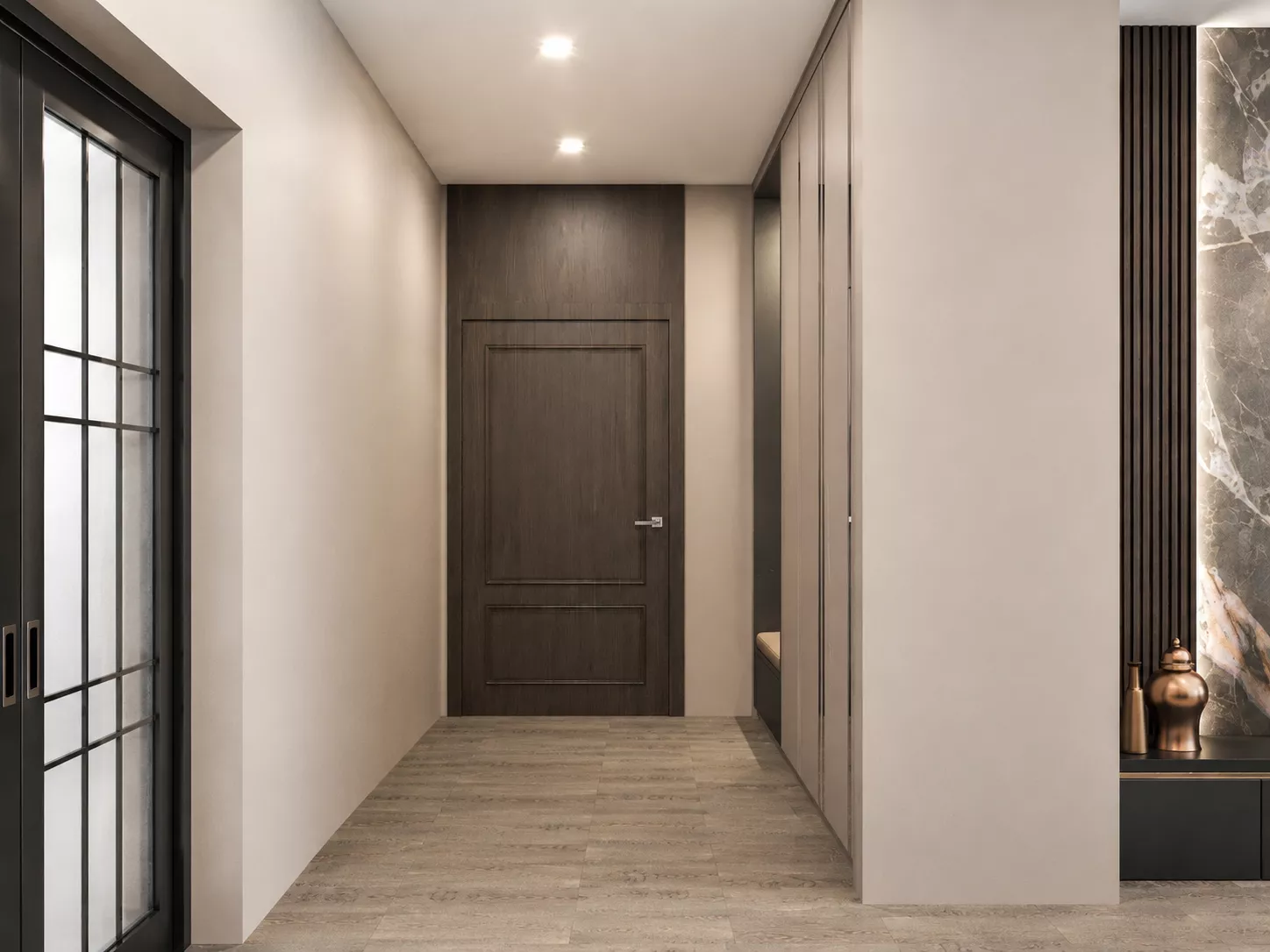 Room "Lux" in the hotel and restaurant complex of LLC "Ural Cliff" — Hallway
