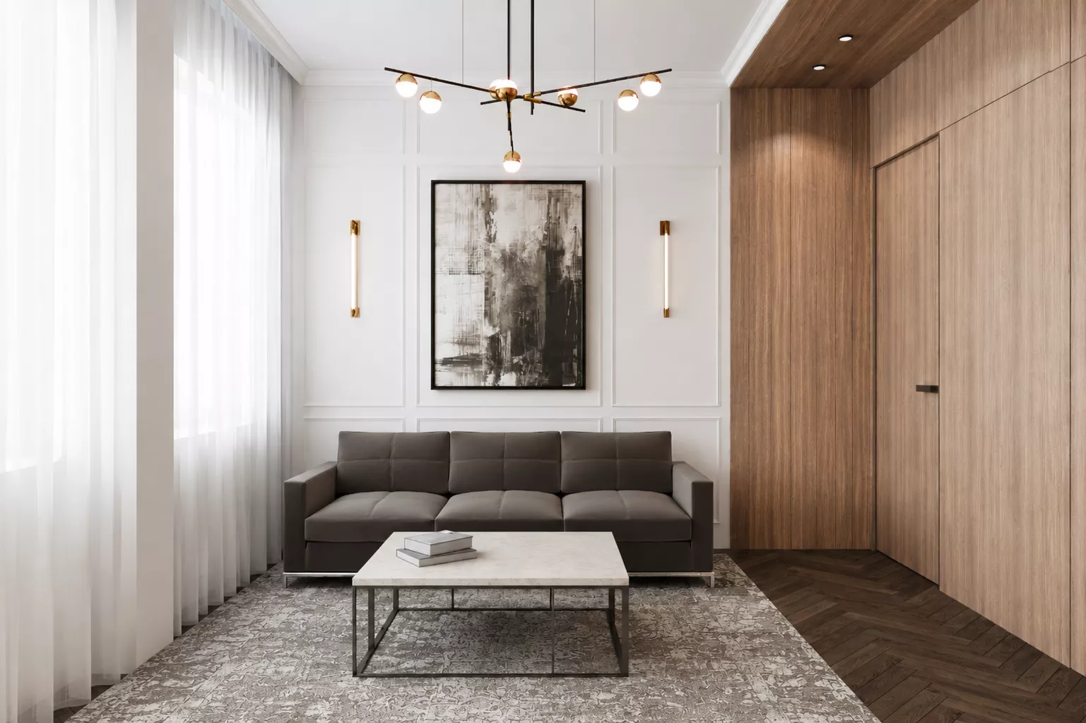 Дизайн офиса в историческом здание 200 м²