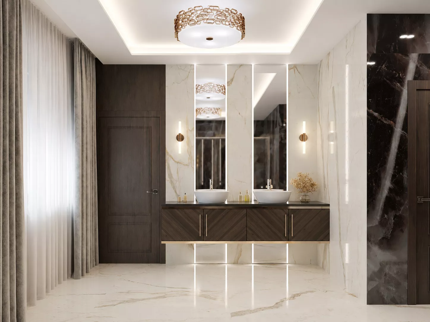 Room "Lux" in the hotel and restaurant complex of LLC "Ural Cliff" — Bathroom