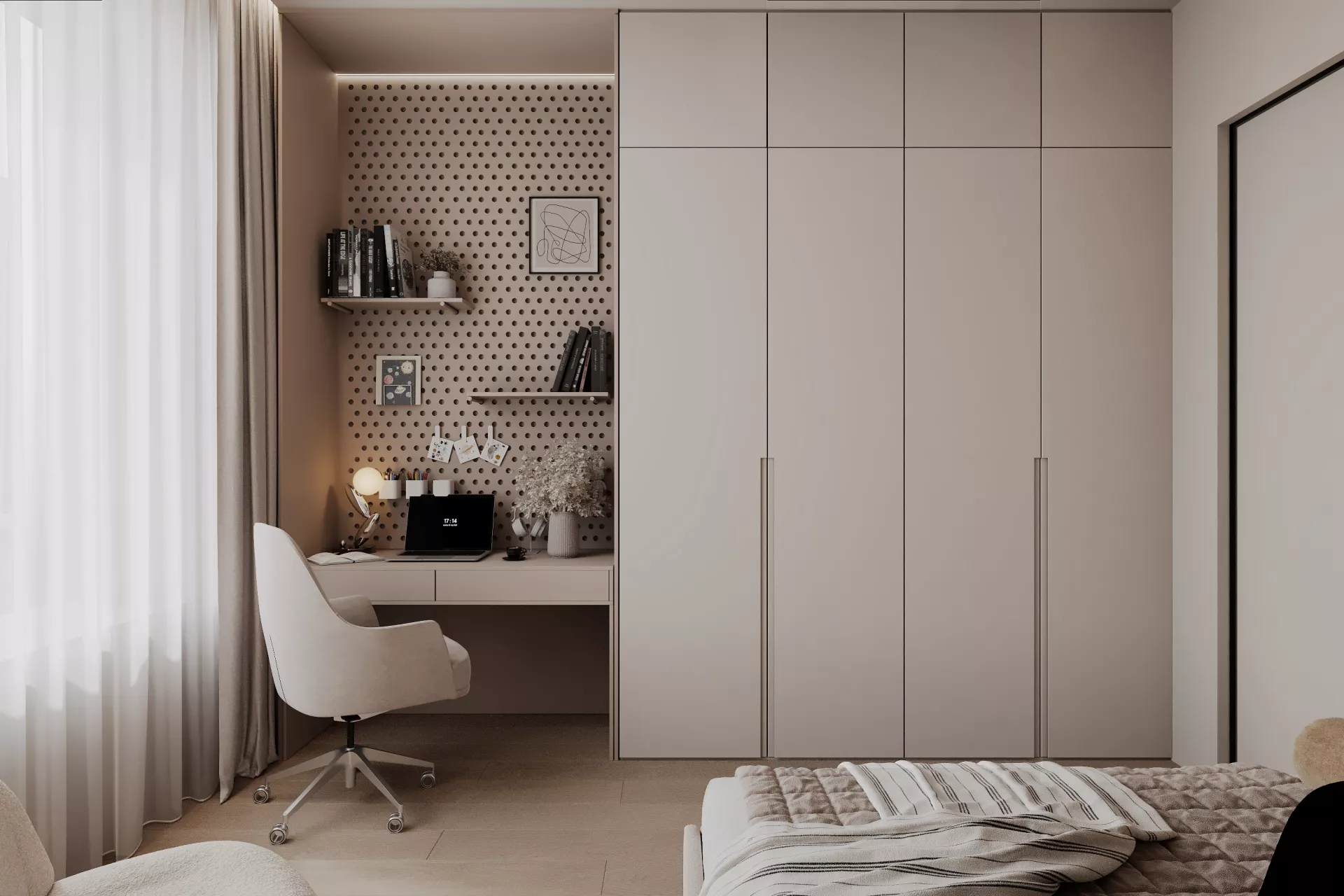 Apartment interior design 85 m² in RC Ostrov — Kids room
