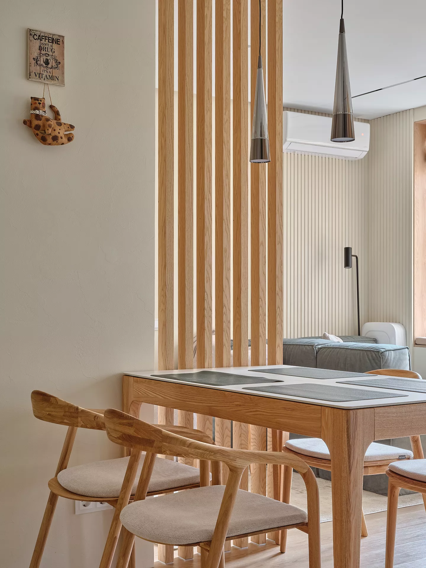 Apartment design project 73 m² — RC Opalikha — Kitchen-living