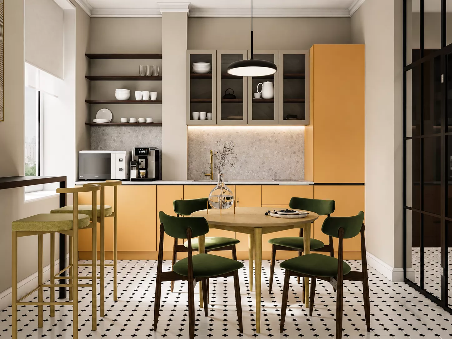 Дизайн офиса 127 м² для Group Star Production